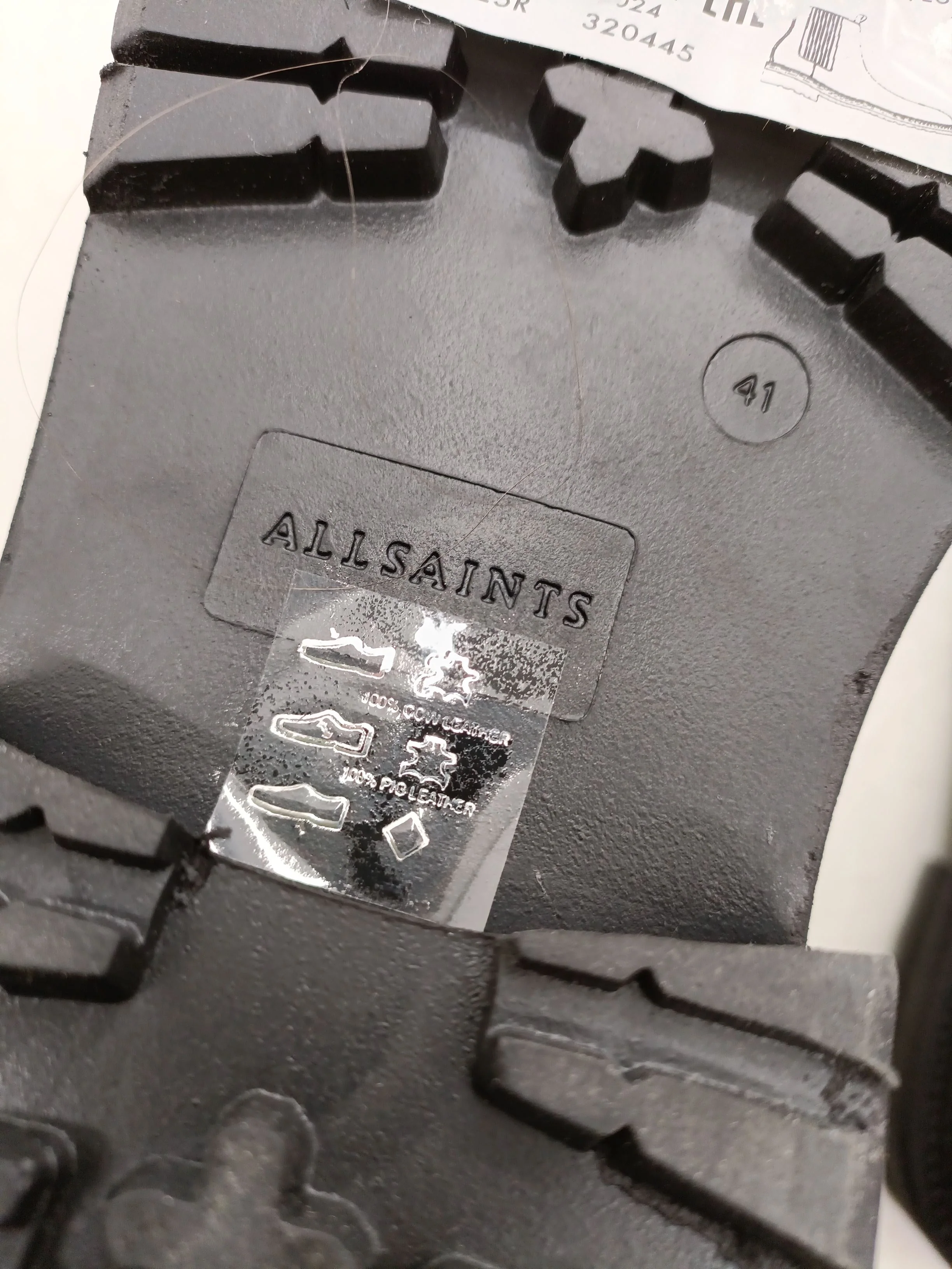 AllSaints Men's Boots UK 7 Black Leather with Other Chelsea New with tags - Image 10