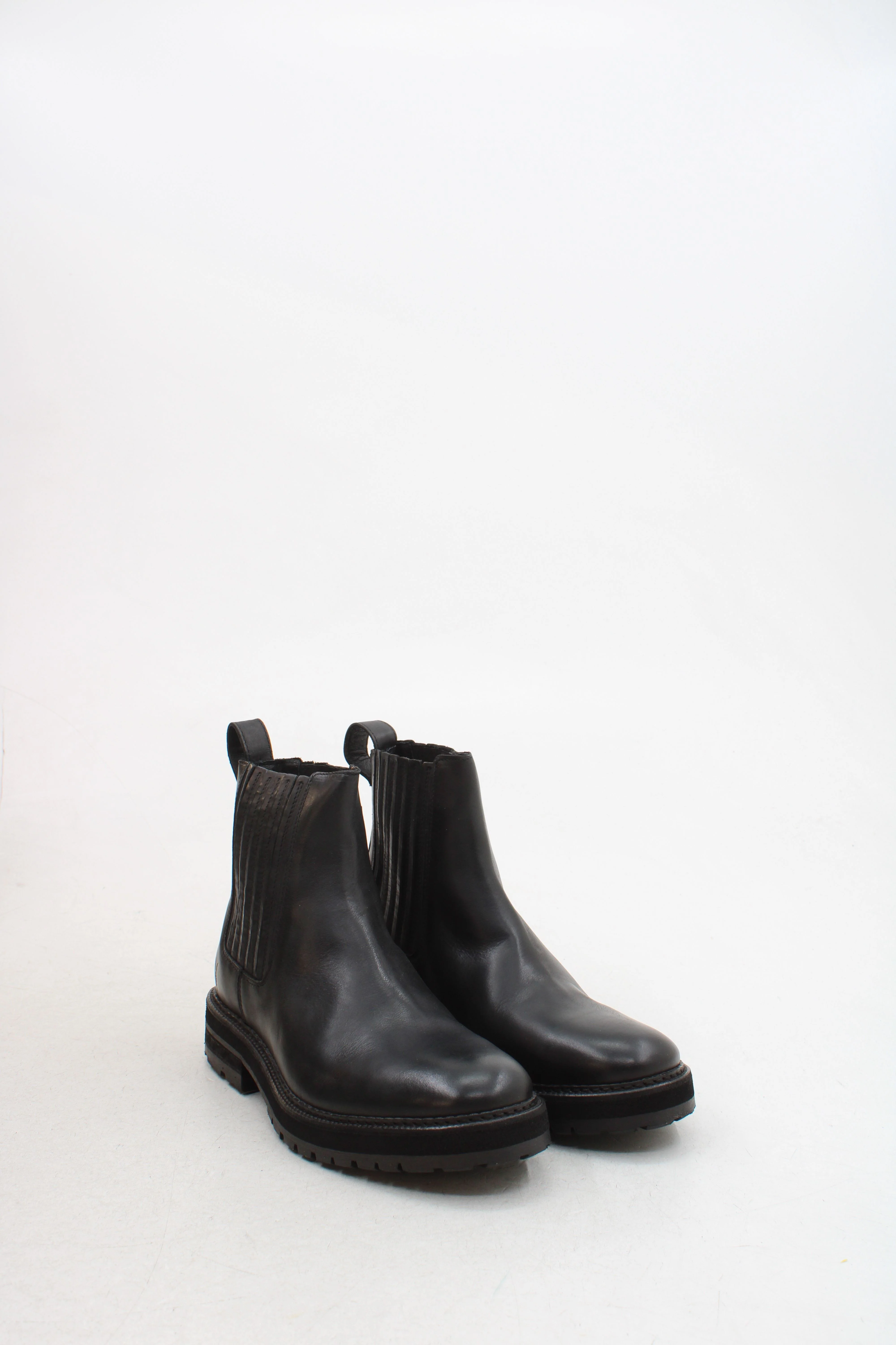 AllSaints Men's Boots UK 7 Black Leather with Other Chelsea New with tags - Image 4