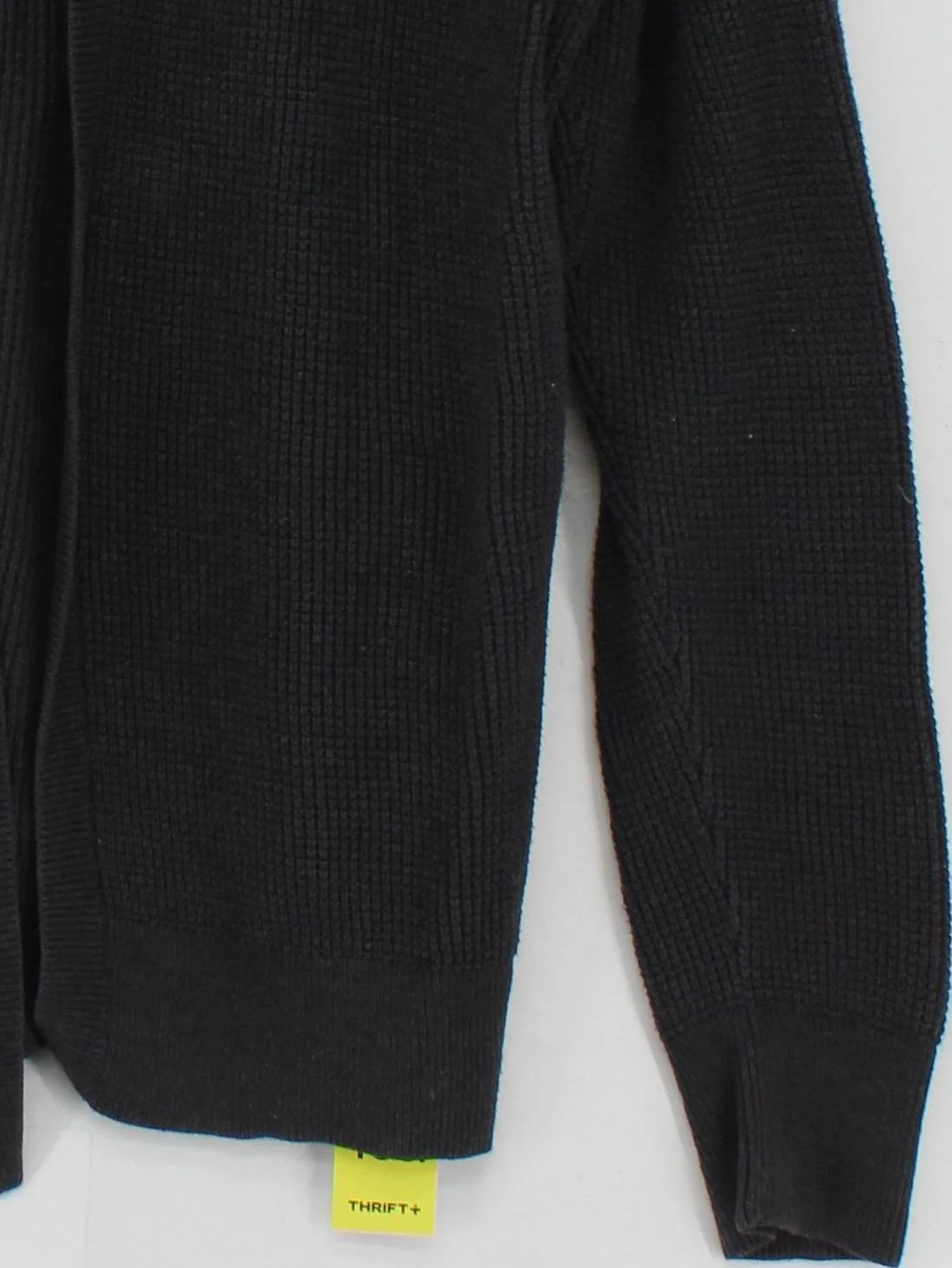 AllSaints Men's Cardigan L Black 100% Cotton V-Neck Cardigan - Image 4