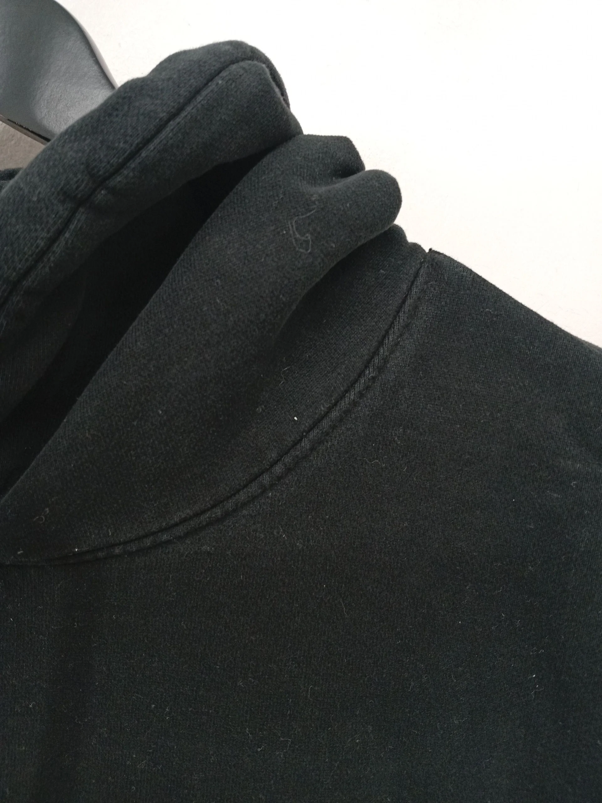 AllSaints Men's Hoodie L Black 100% Cotton Pullover - Image 5