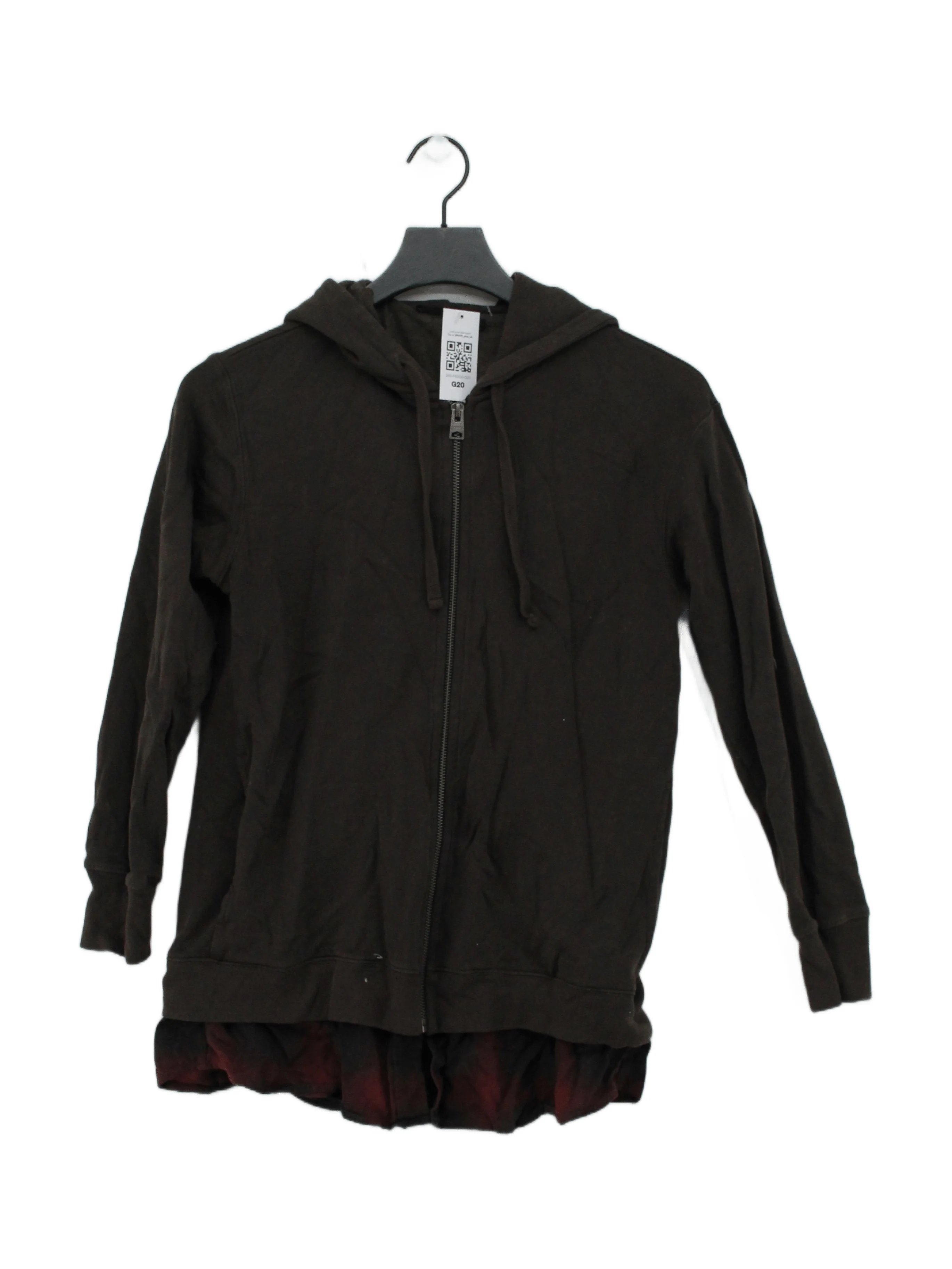 AllSaints Men's Hoodie S Brown 100% Other Pullover