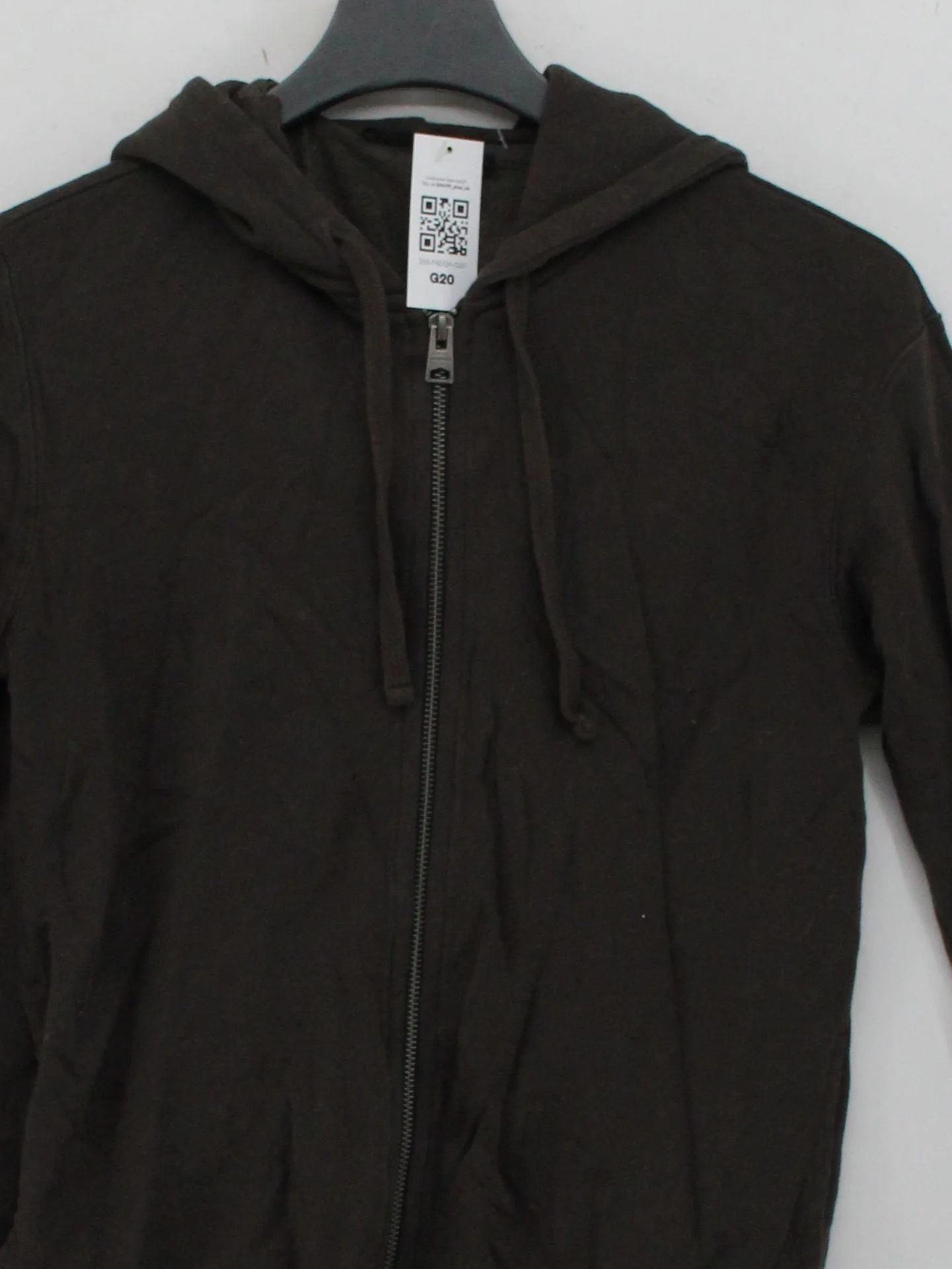 AllSaints Men's Hoodie S Brown 100% Other Pullover - Image 3