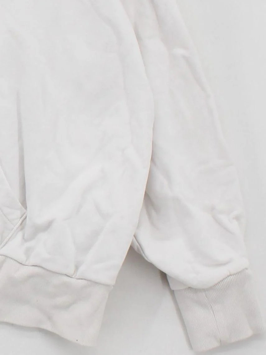 AllSaints Men's Hoodie S Cream 100% Cotton Pullover - Image 4