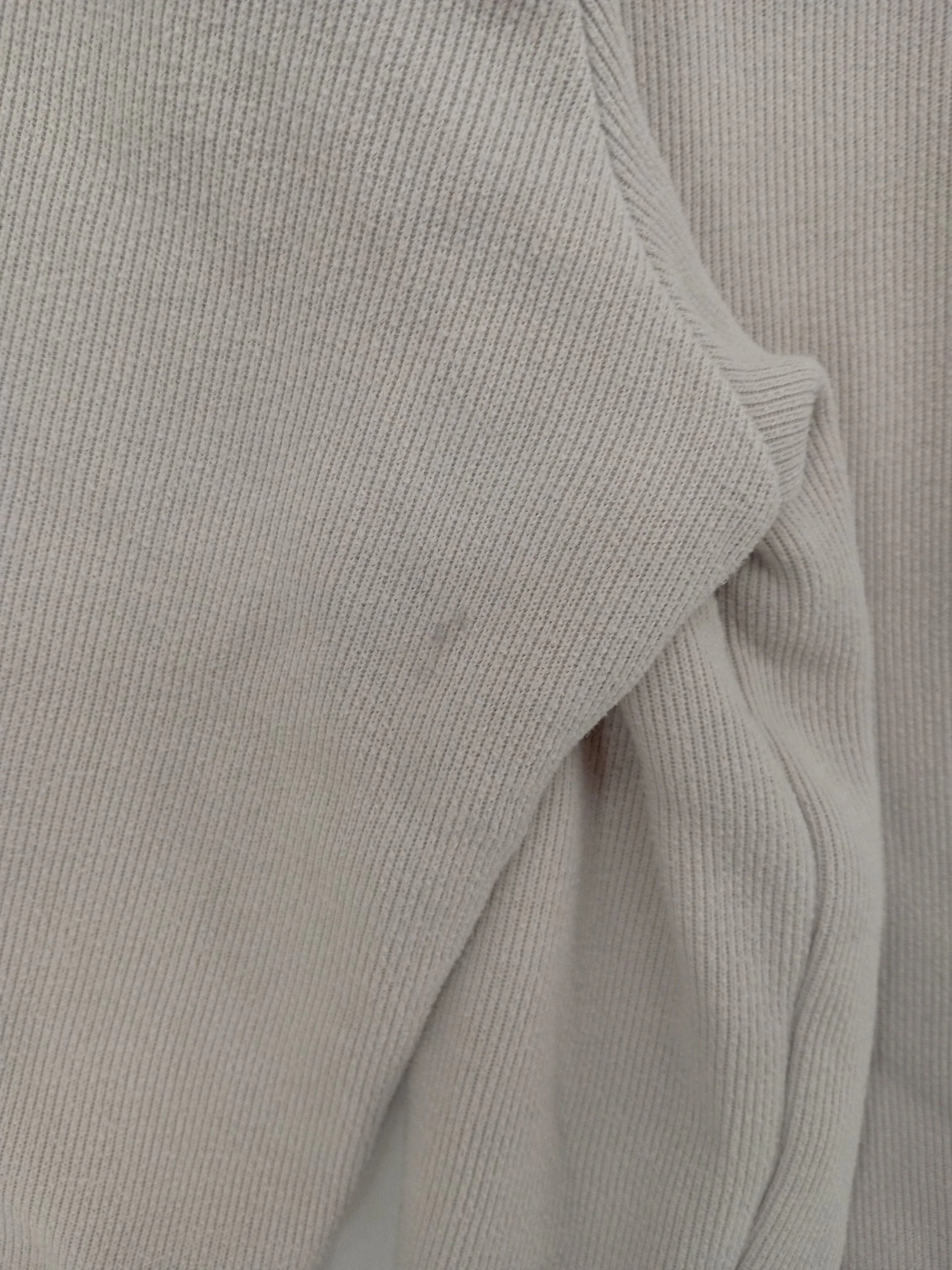 AllSaints Men's Hoodie S Cream Cotton with Polyester Pullover - Image 5
