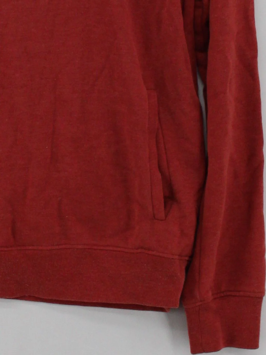 AllSaints Men's Hoodie S Red Cotton with Polyester Pullover - Image 4