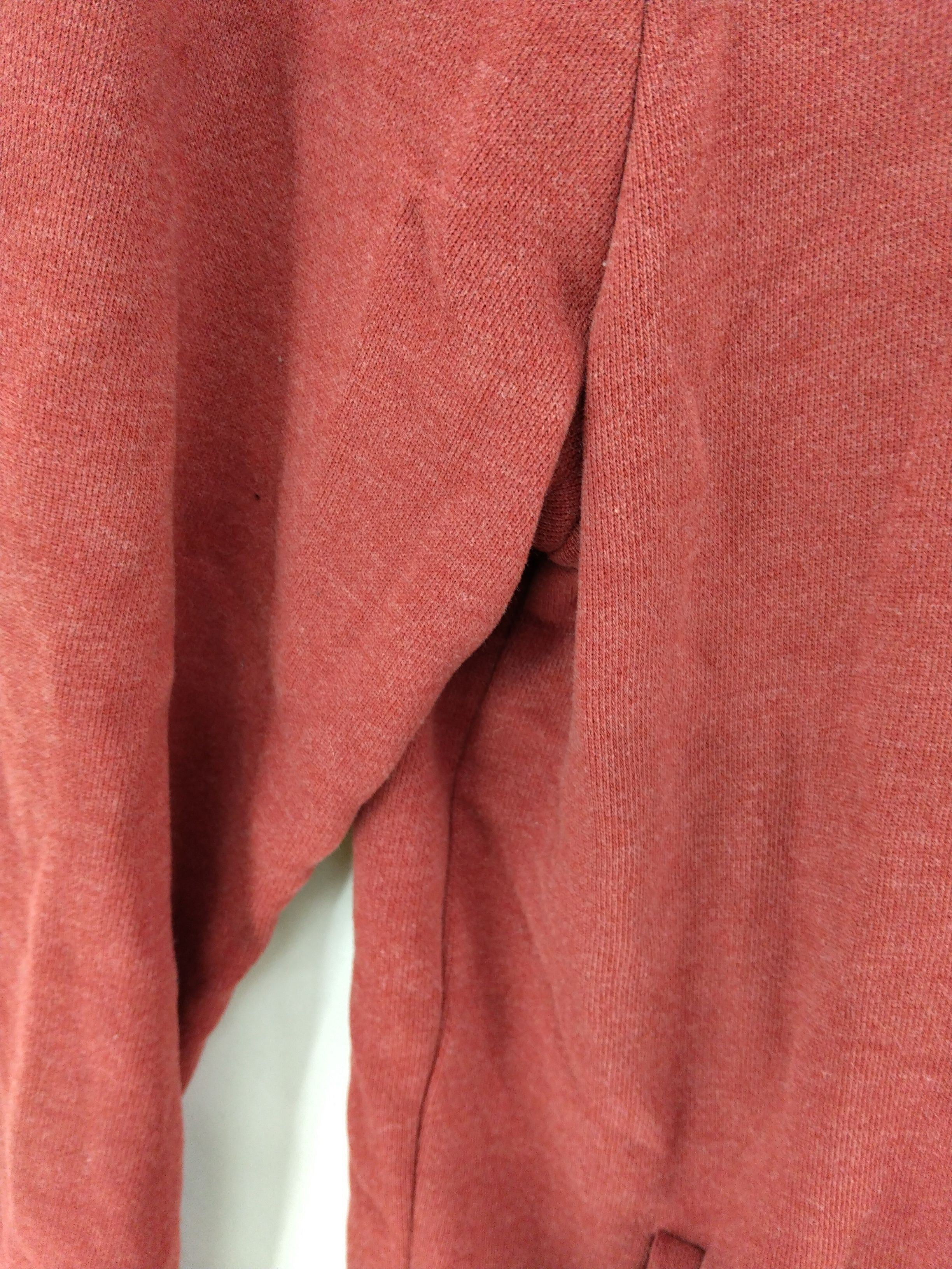 AllSaints Men's Hoodie S Red Cotton with Polyester Pullover - Image 5