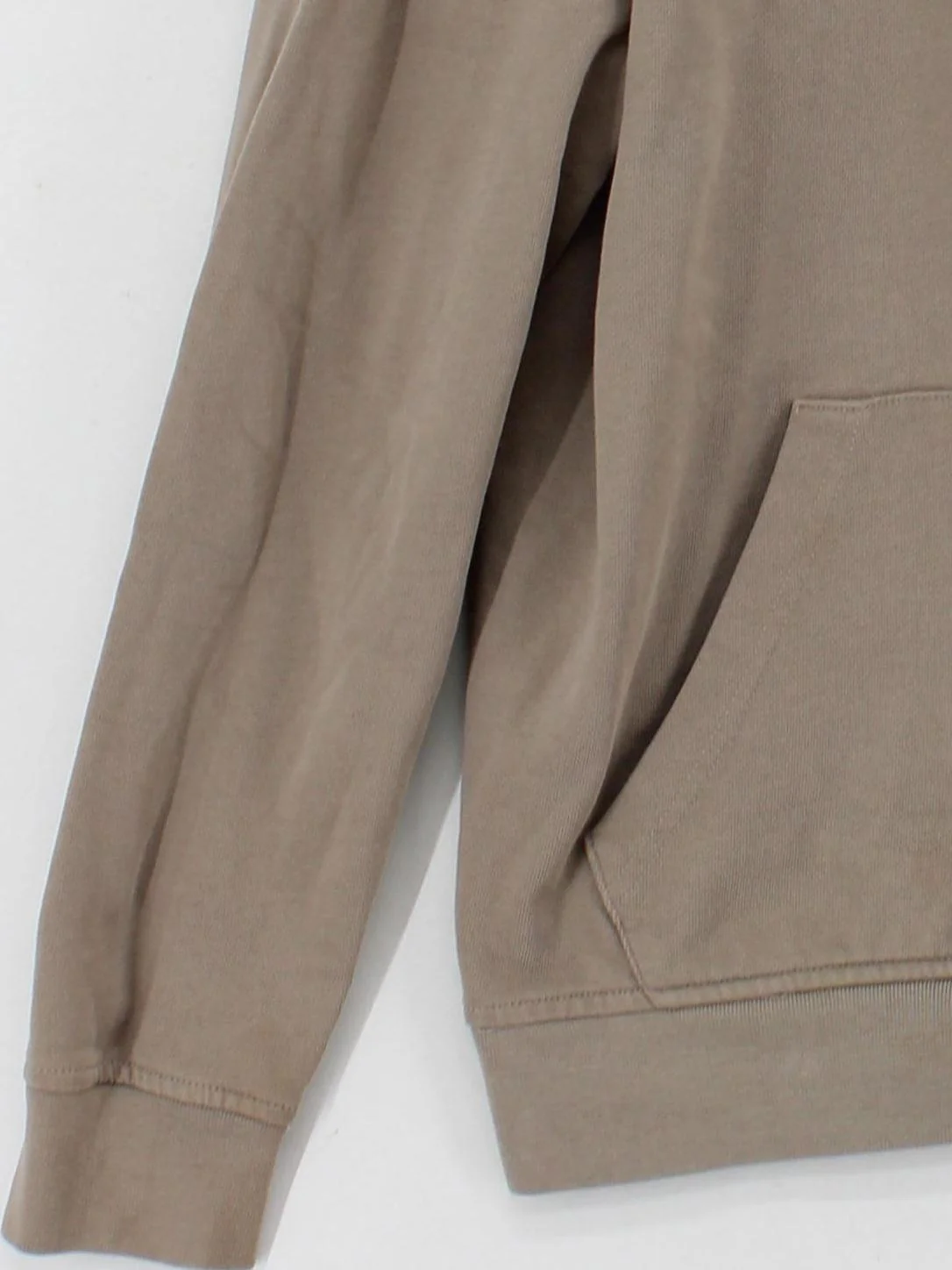 AllSaints Men's Hoodie S Tan Graphic 100% Cotton Pullover - Image 4