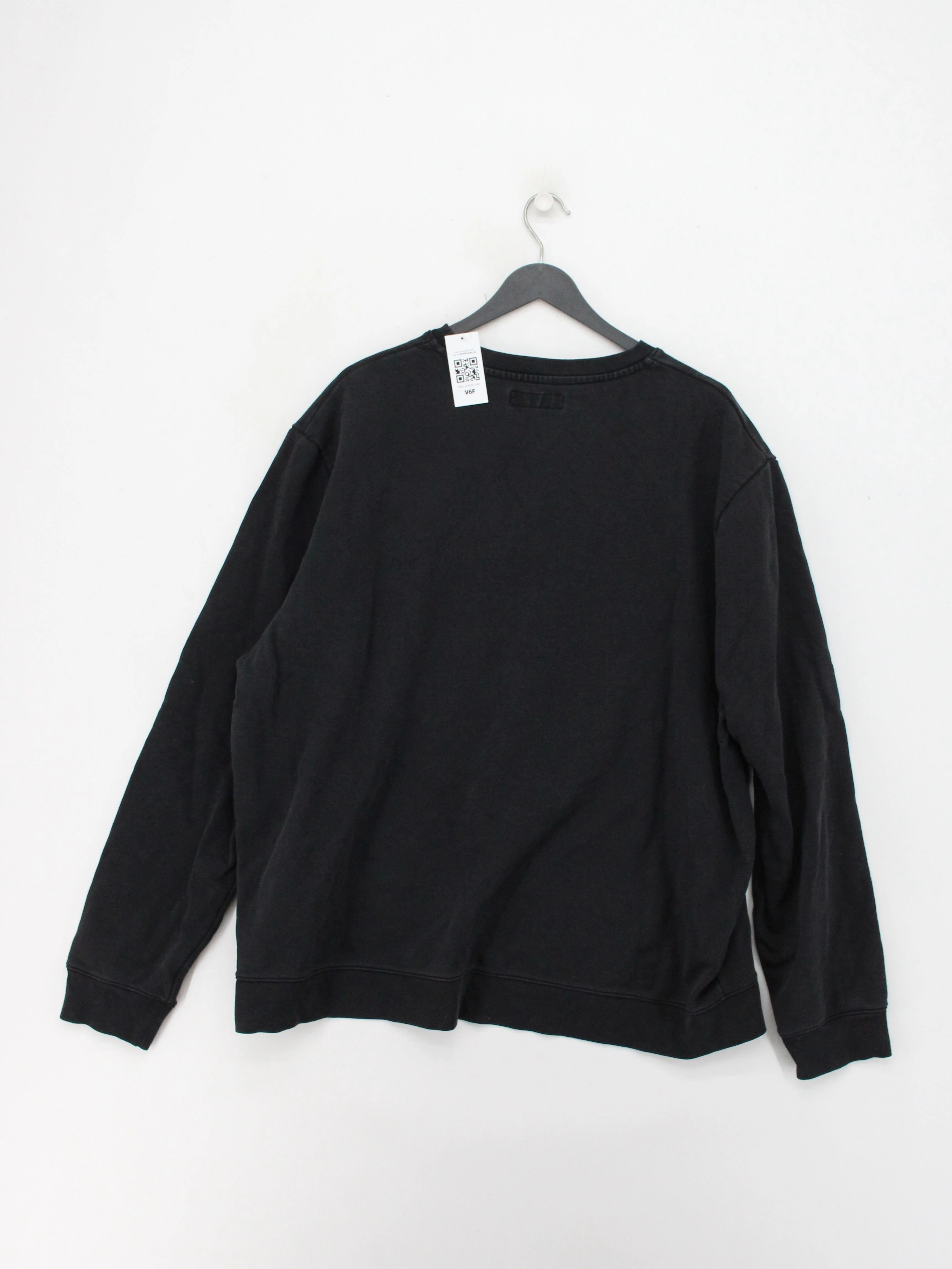 AllSaints Men's Hoodie XL Black Graphic 100% Cotton Pullover - Image 2
