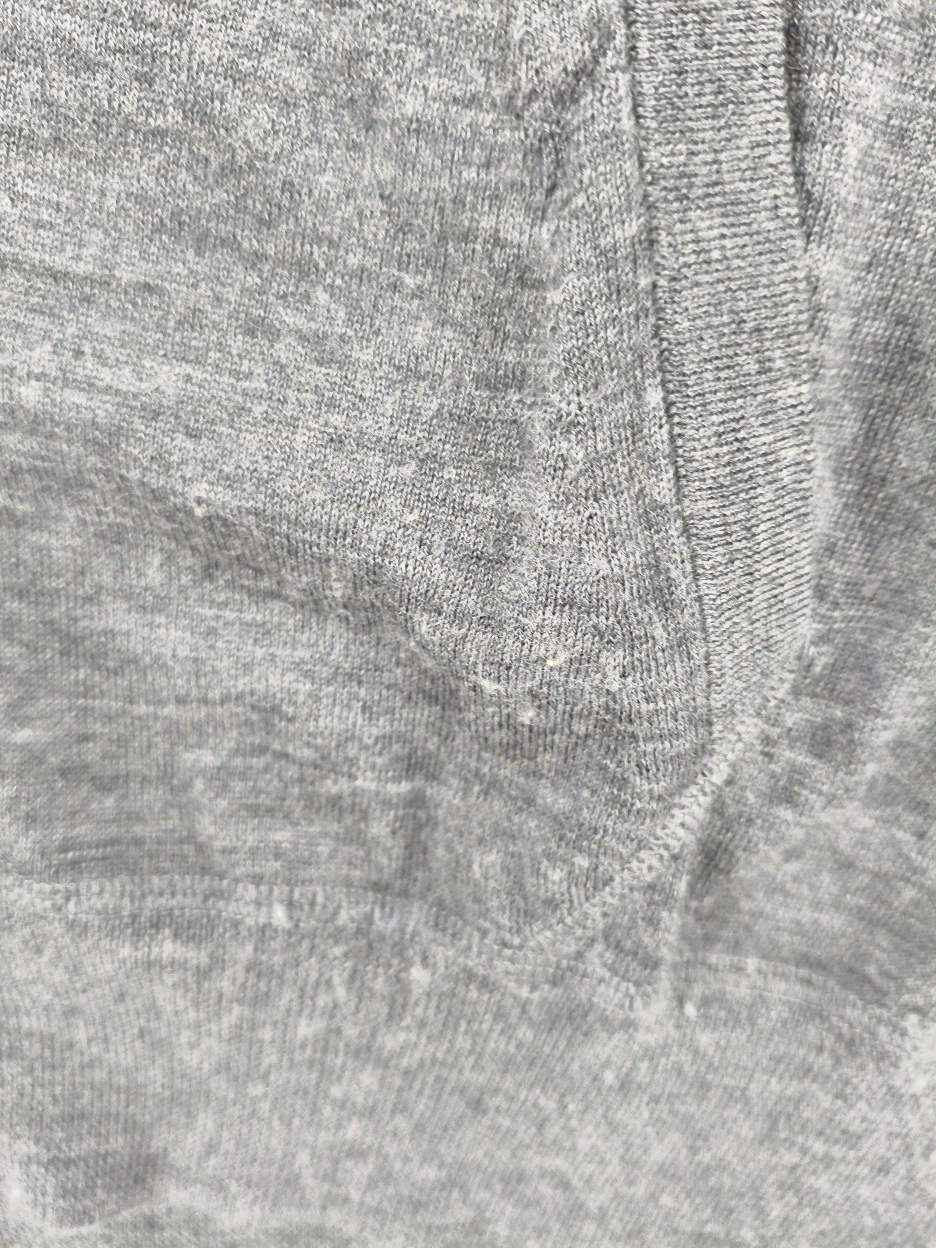 AllSaints Men's Hoodie XL Grey 100% Wool Pullover - Image 5