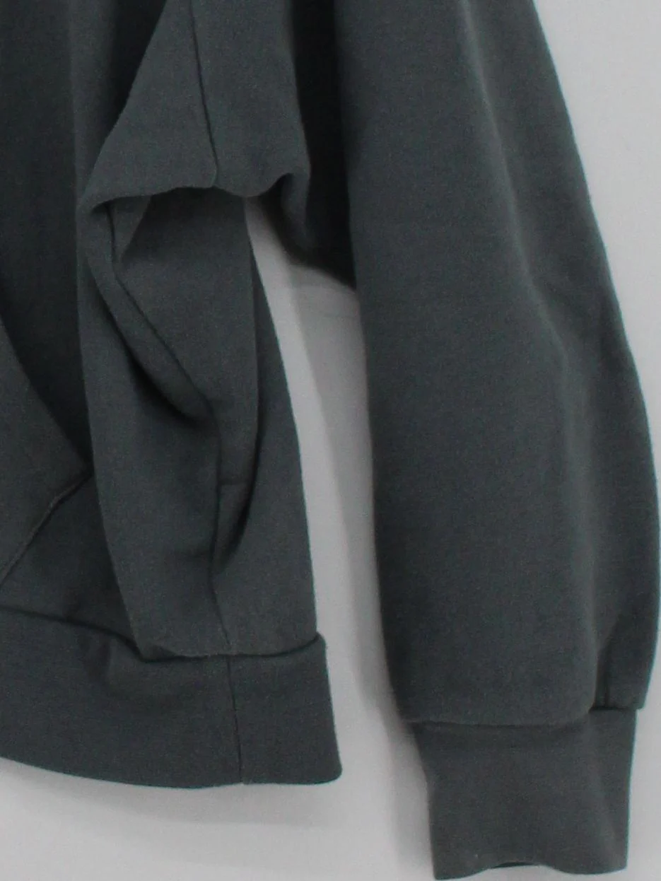 AllSaints Men's Hoodie XS Grey Cotton with Polyester Pullover - Image 4