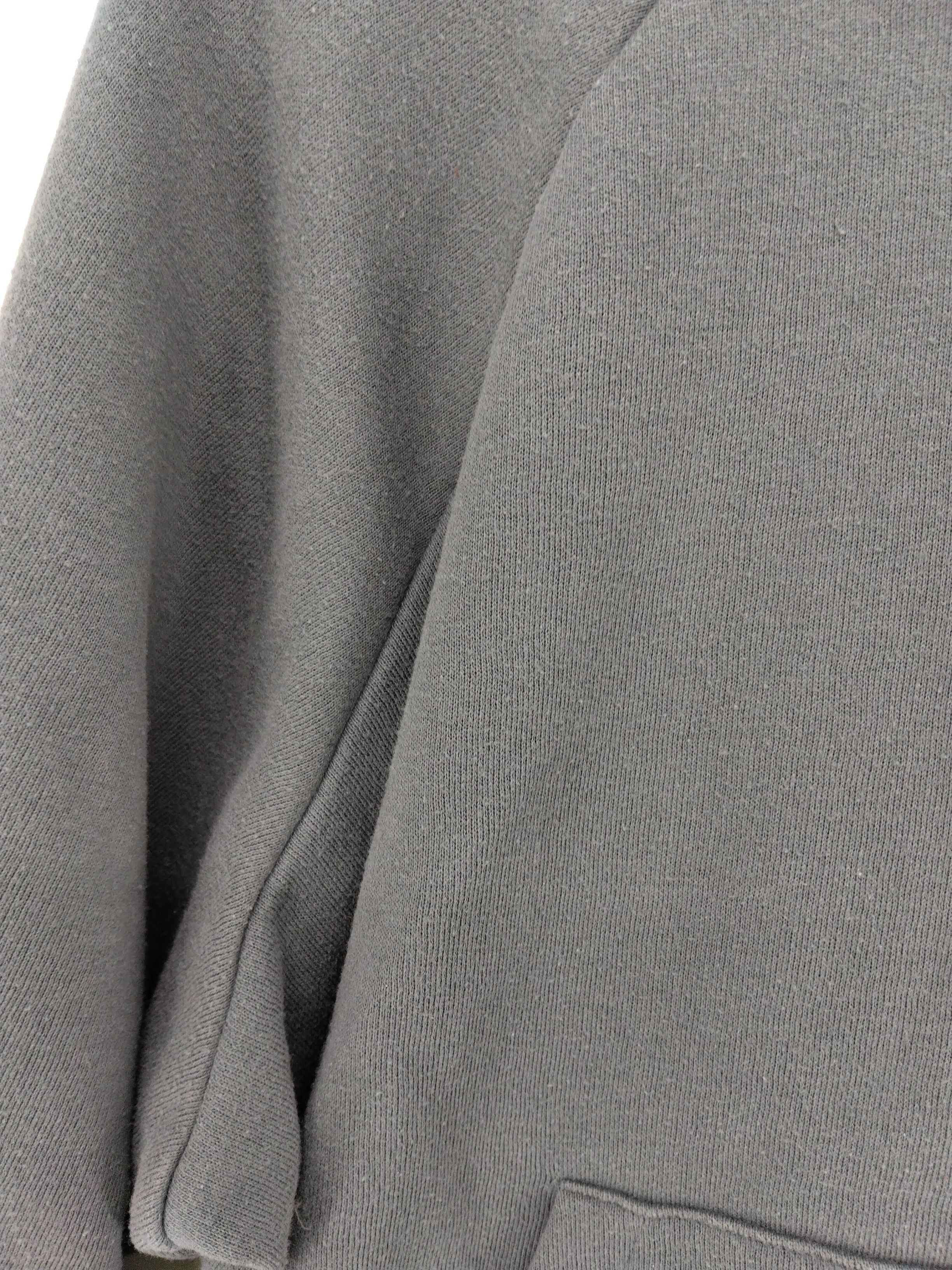 AllSaints Men's Hoodie XS Grey Cotton with Polyester Pullover - Image 5