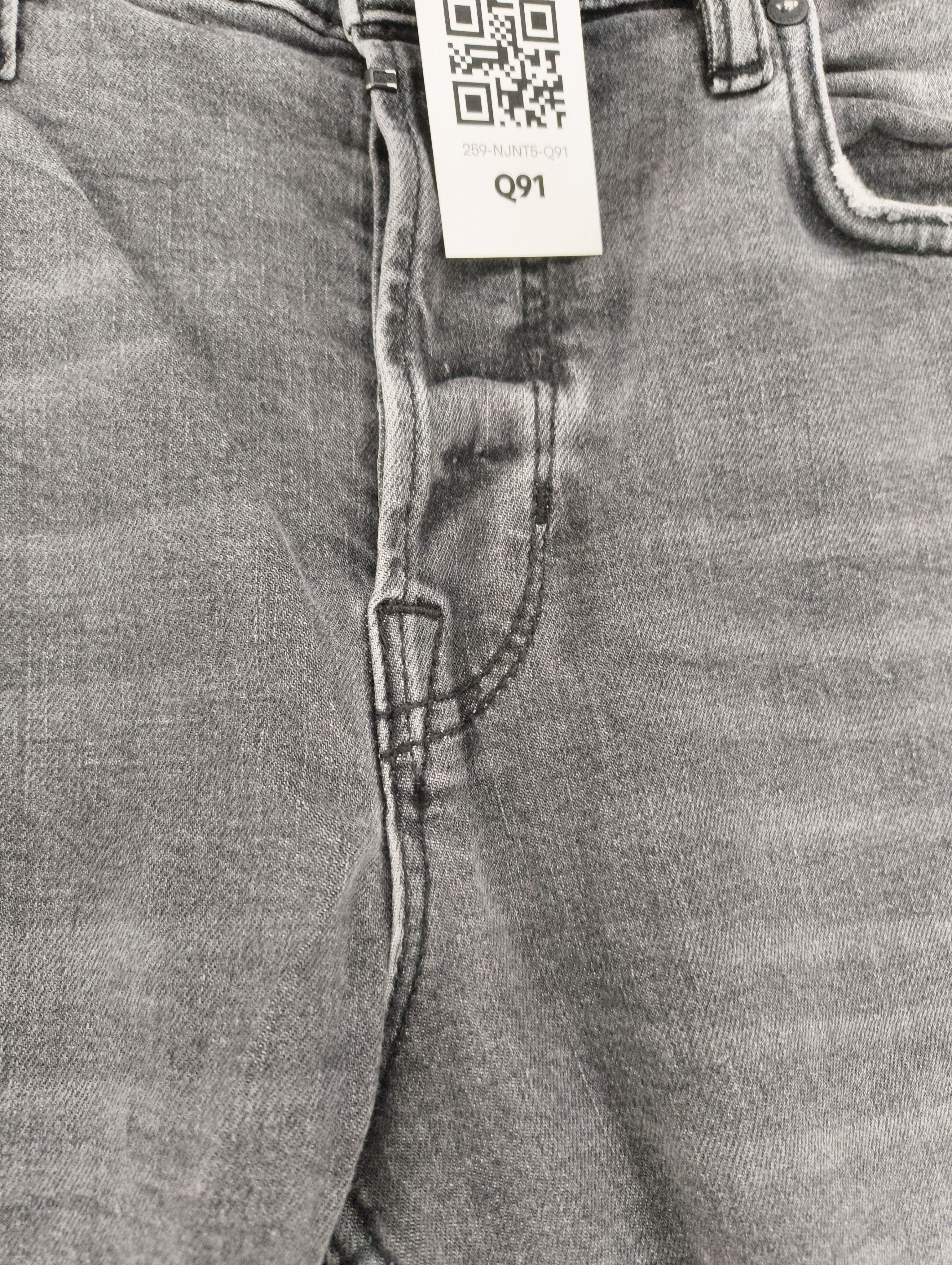 AllSaints Men's Jeans W 32 in Grey Cotton with Polyester, Elastane Skinny - Image 5
