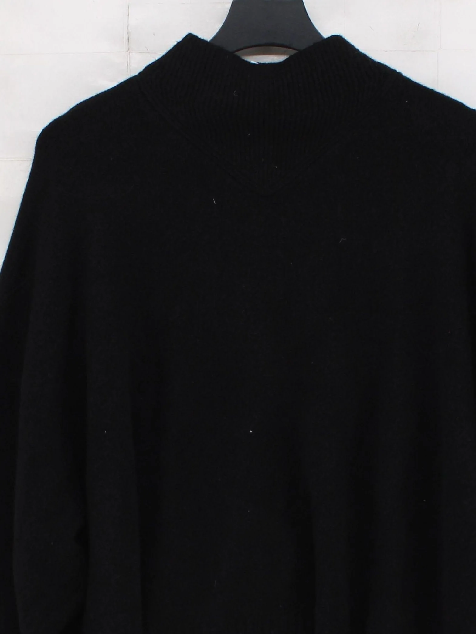 AllSaints Men's Jumper L Black Wool - Image 3