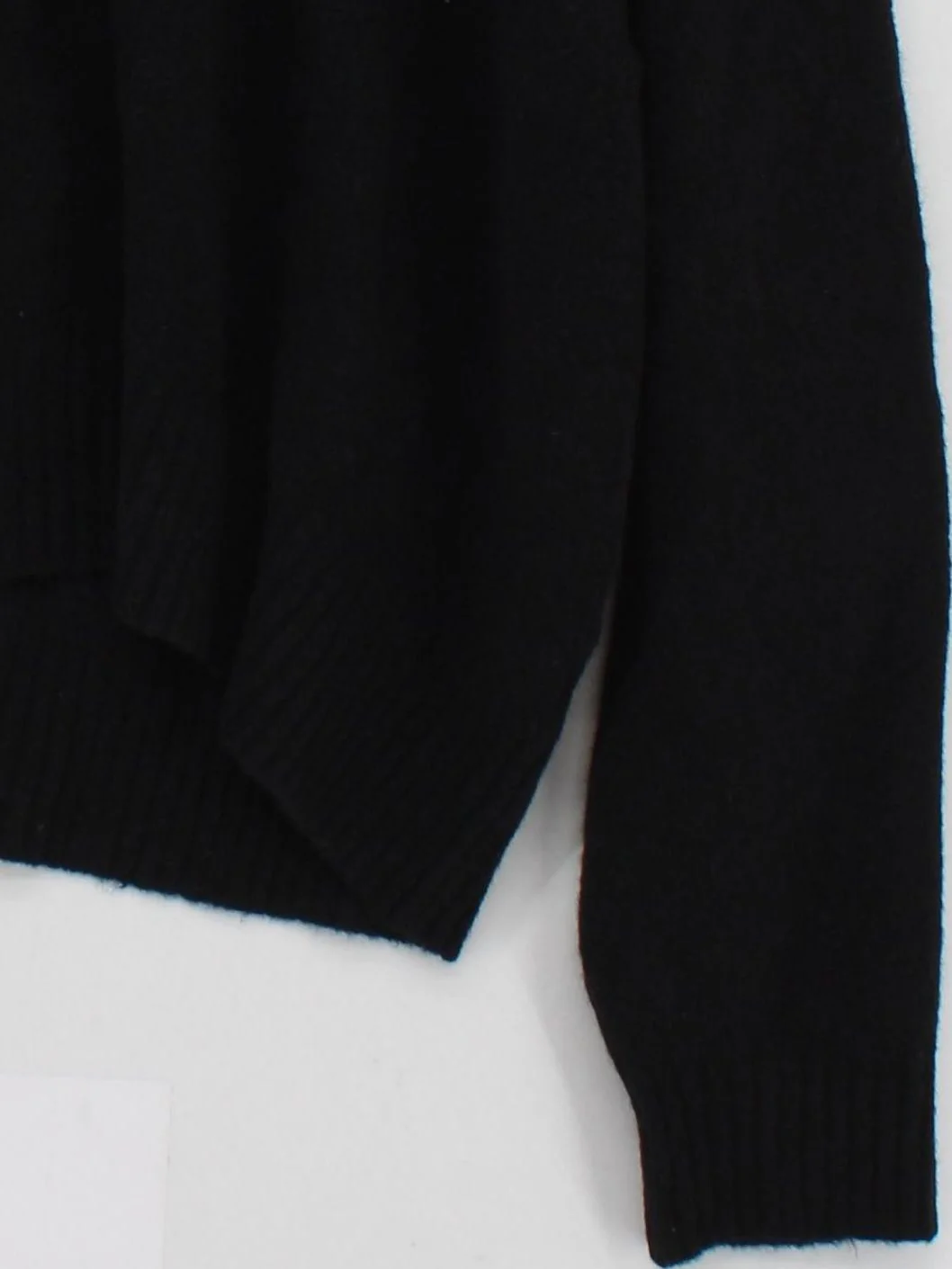 AllSaints Men's Jumper L Black Wool - Image 4