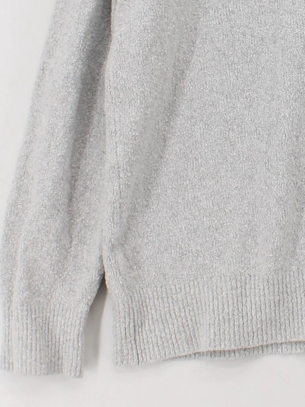 AllSaints Men's Jumper S Grey Cotton with Polyamide, Wool, Elastane Pullover - Image 4