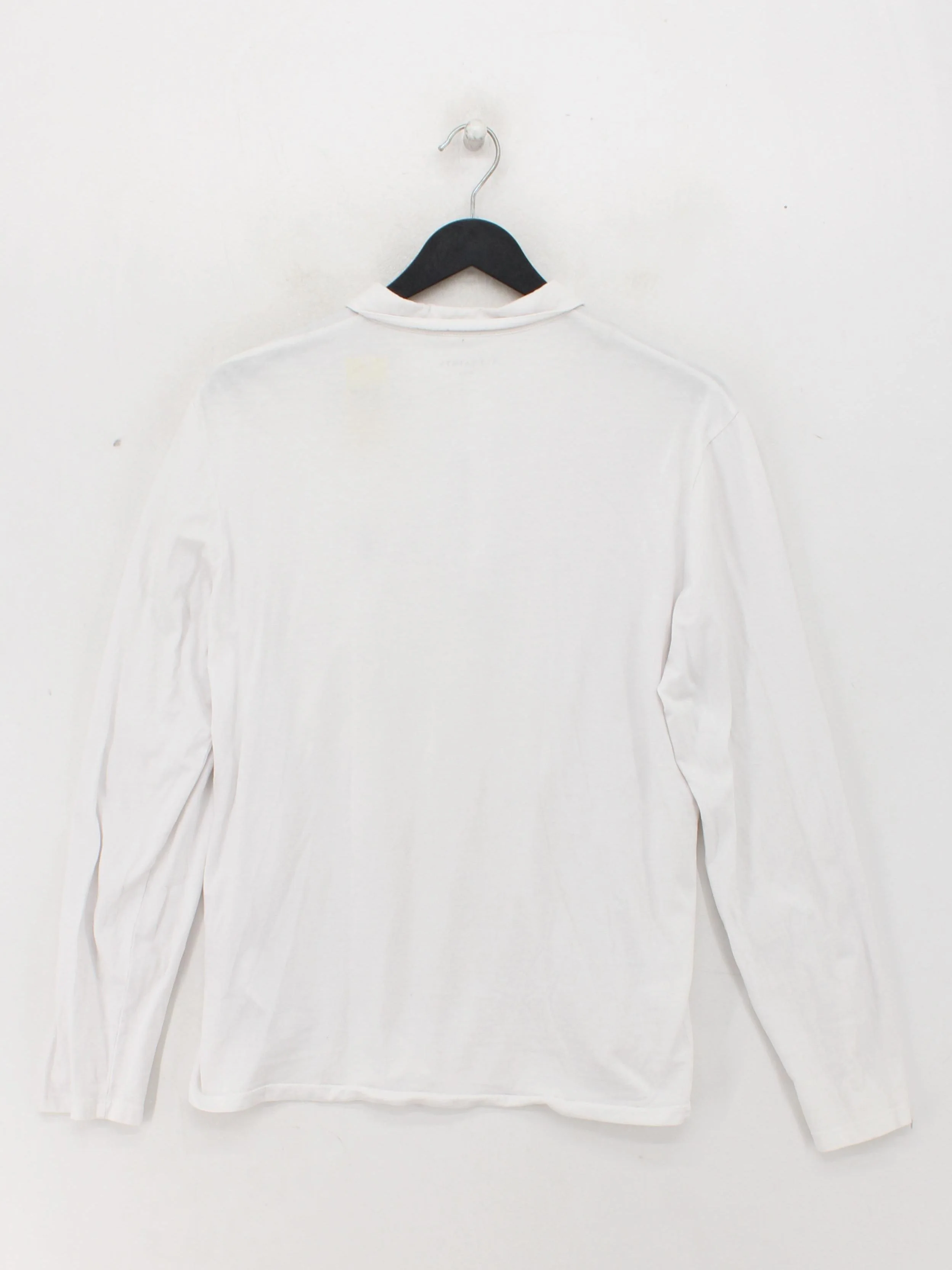 AllSaints Men's Polo S White 100% Cotton Basic - Image 2