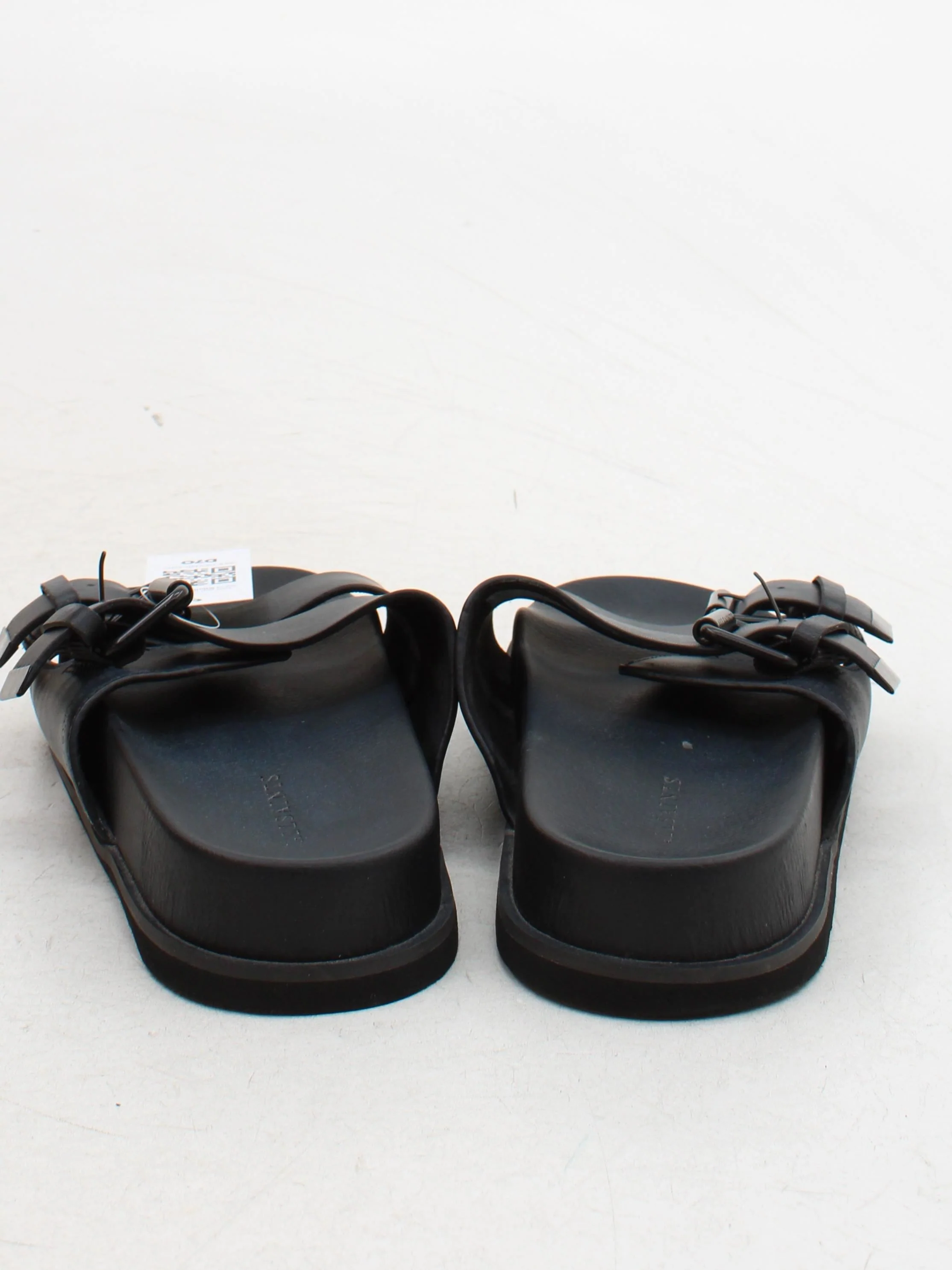 AllSaints Men's Sandals UK 9 Black 100% Faux Leather Slider - Image 3