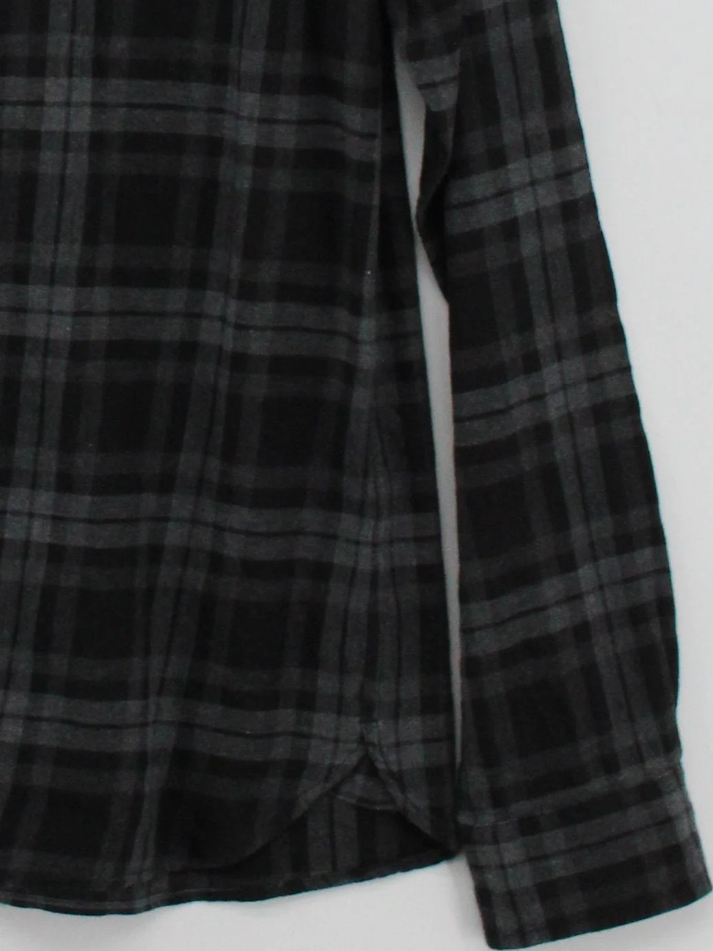 AllSaints Men's Shirt M Black Checkered 100% Cotton Basic - Image 4