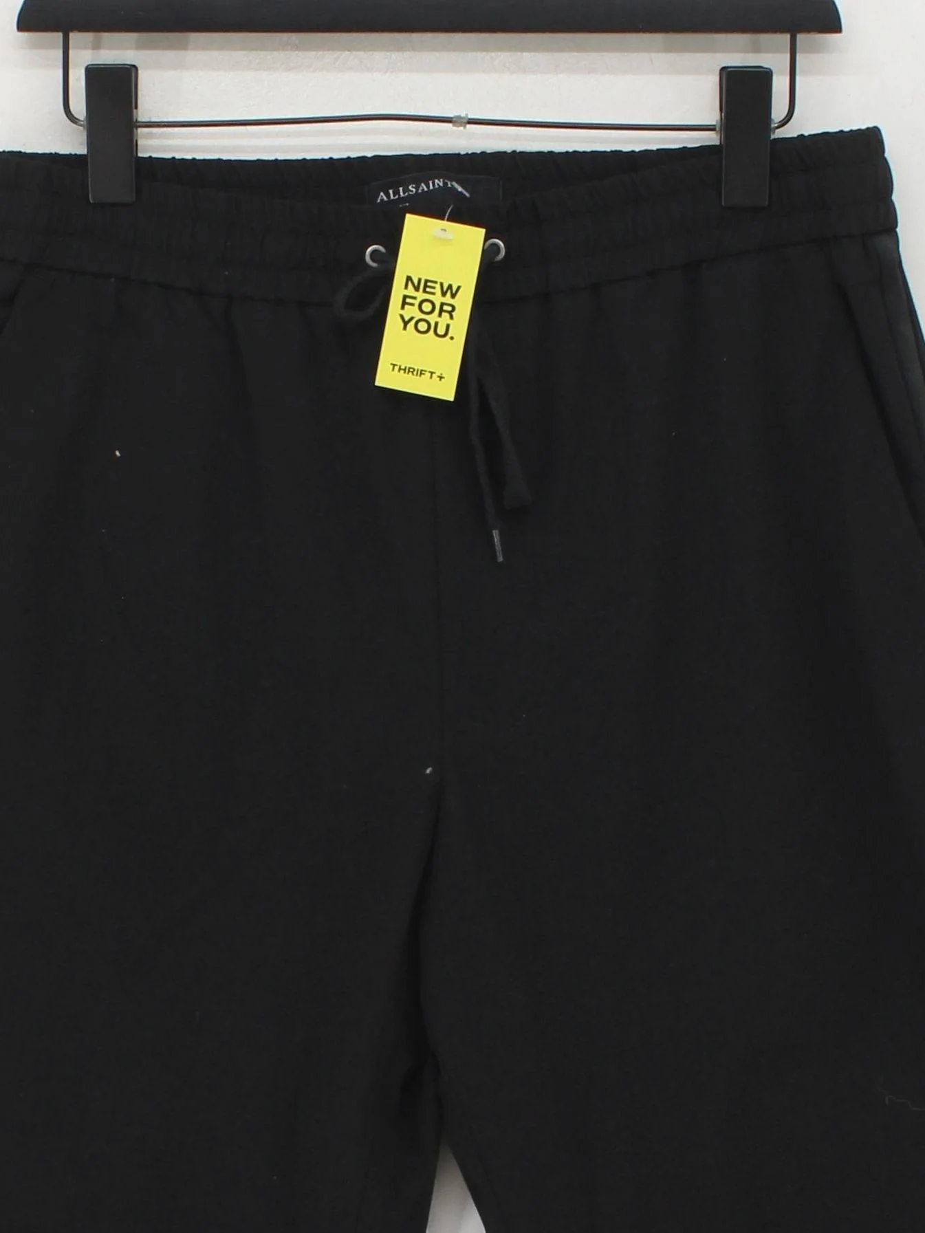 AllSaints Men's Sports Bottoms W 30 in Black Polyester - Image 3