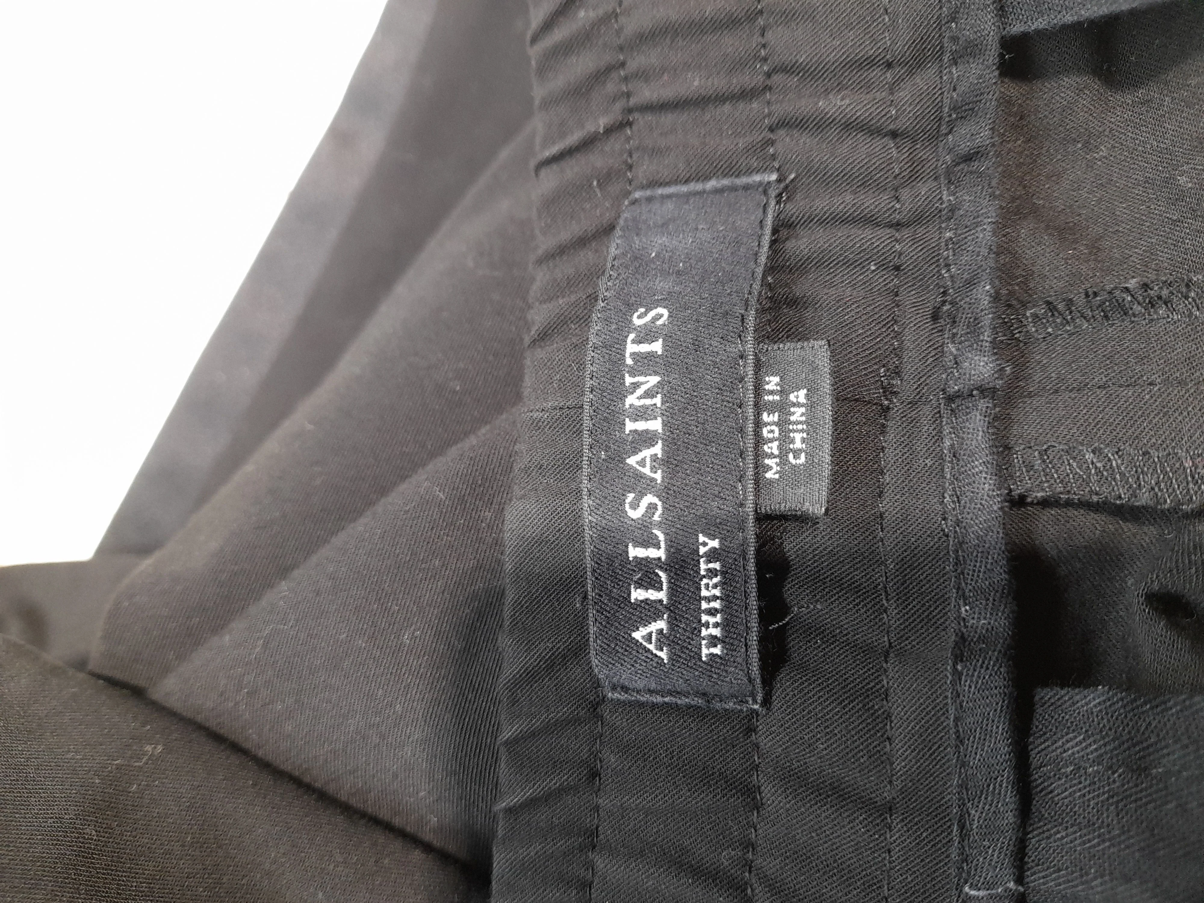 AllSaints Men's Sports Bottoms W 30 in Black Polyester - Image 5