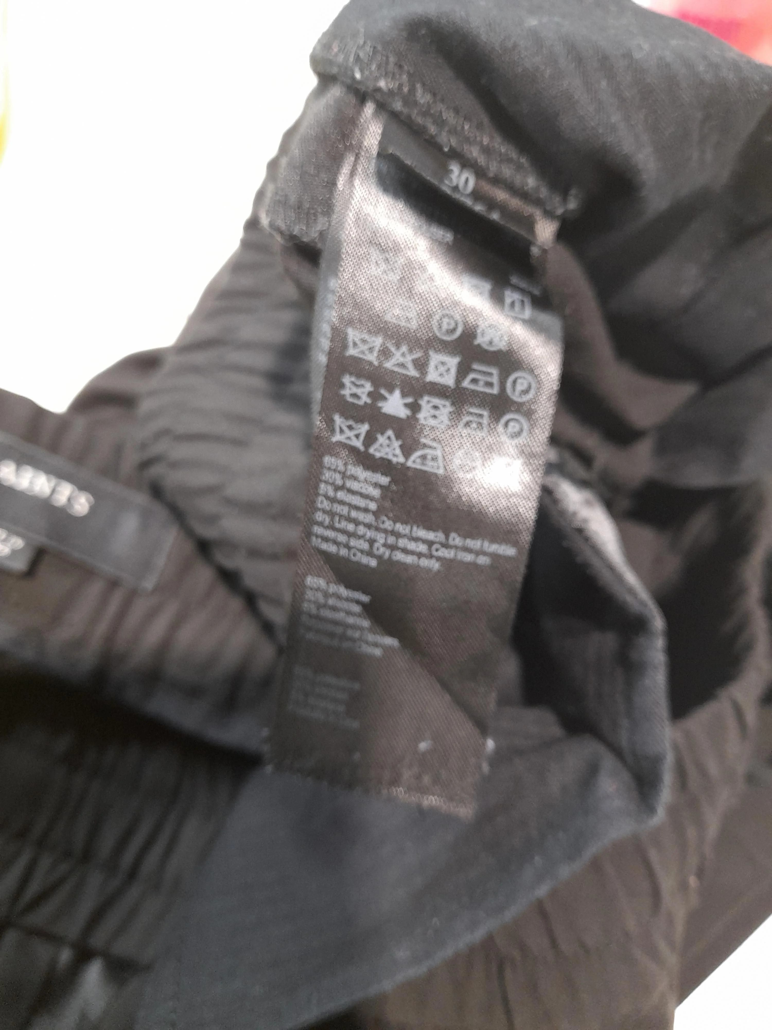 AllSaints Men's Sports Bottoms W 30 in Black Polyester - Image 6