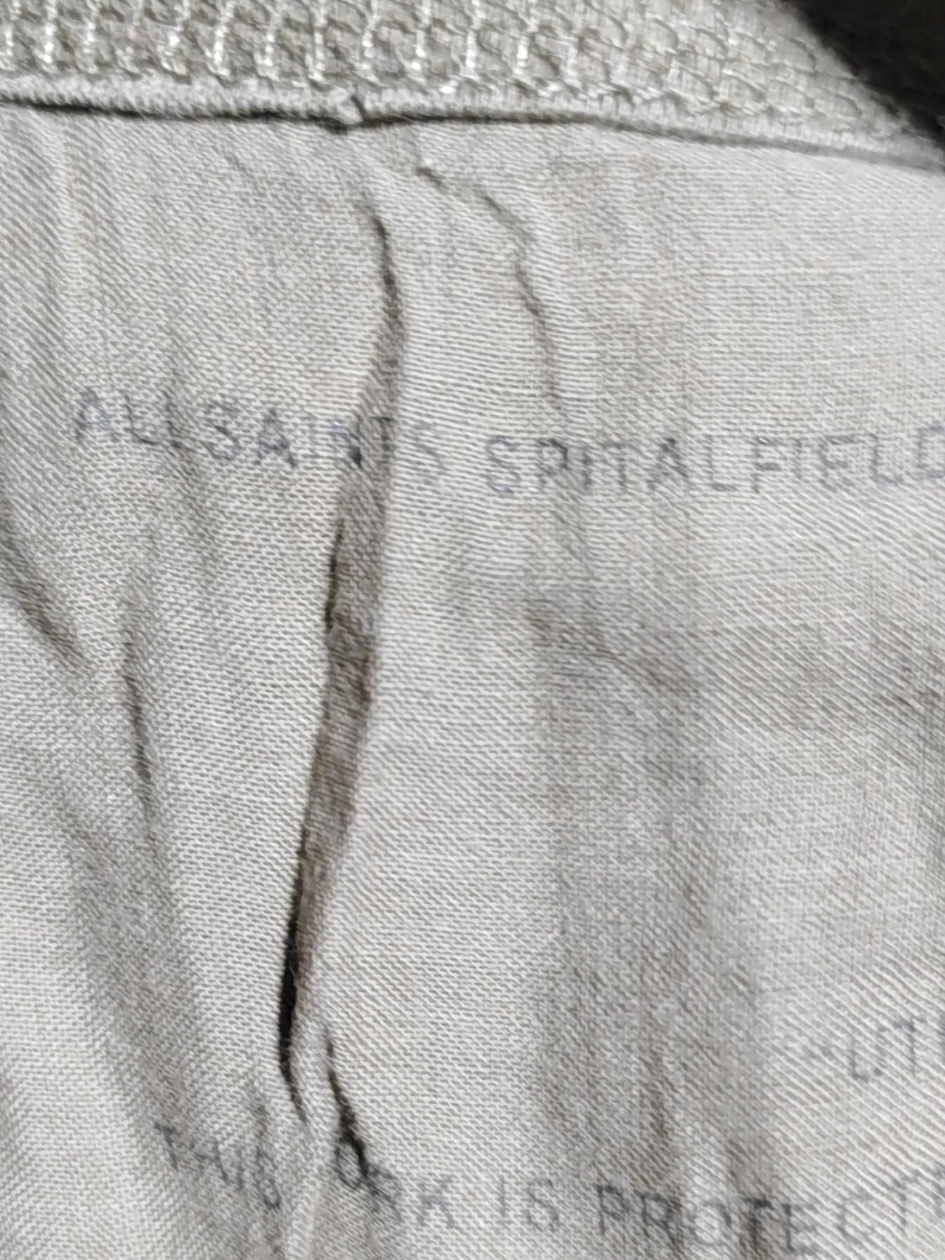 AllSaints Men's T-Shirt L Brown 100% Cotton Basic - Image 7