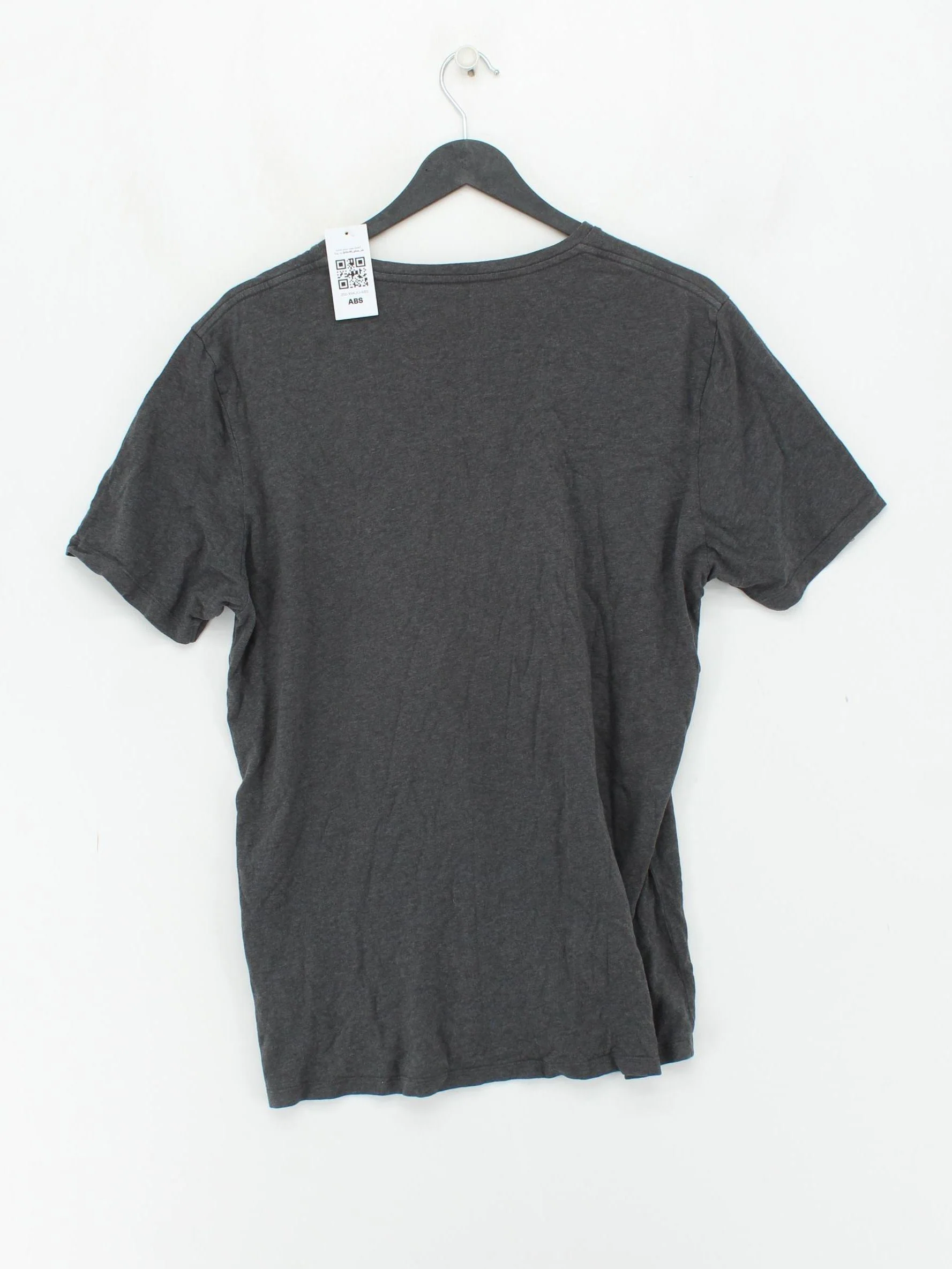 AllSaints Men's T-Shirt L Grey 100% Cotton Basic - Image 2
