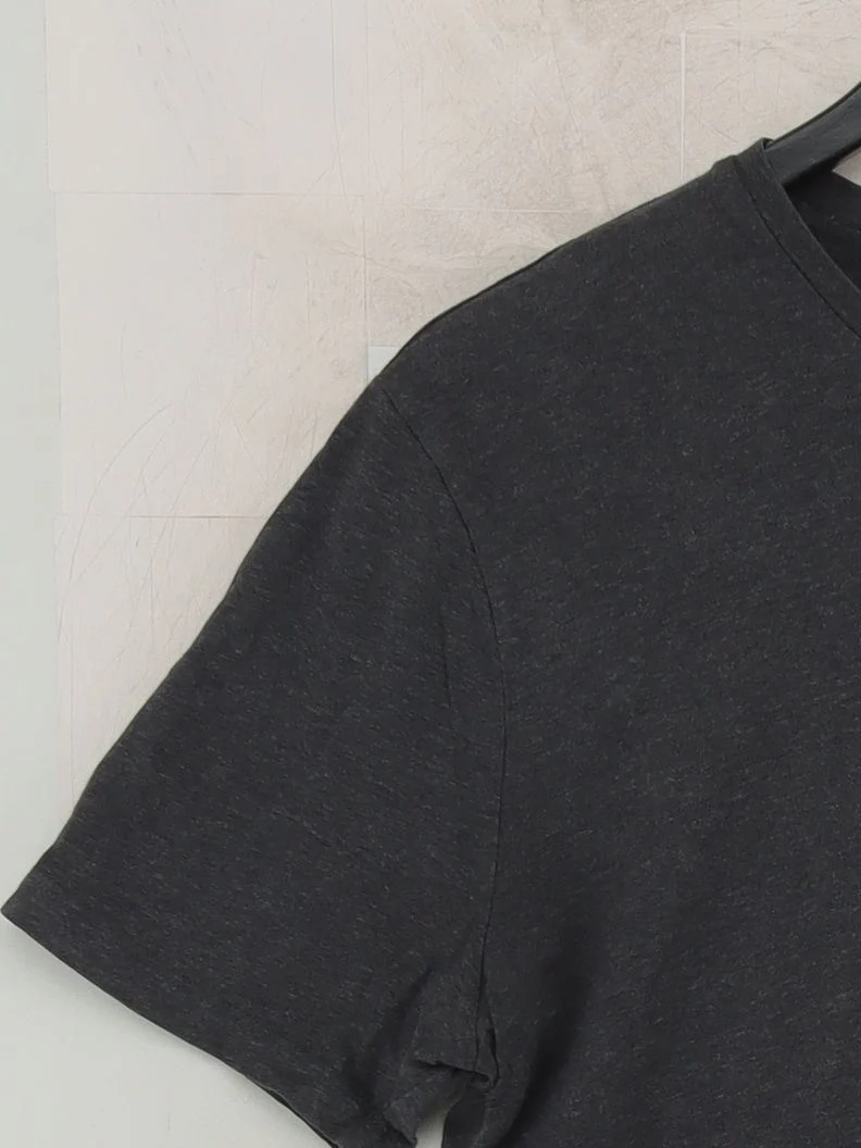 AllSaints Men's T-Shirt L Grey 100% Other Basic - Image 4