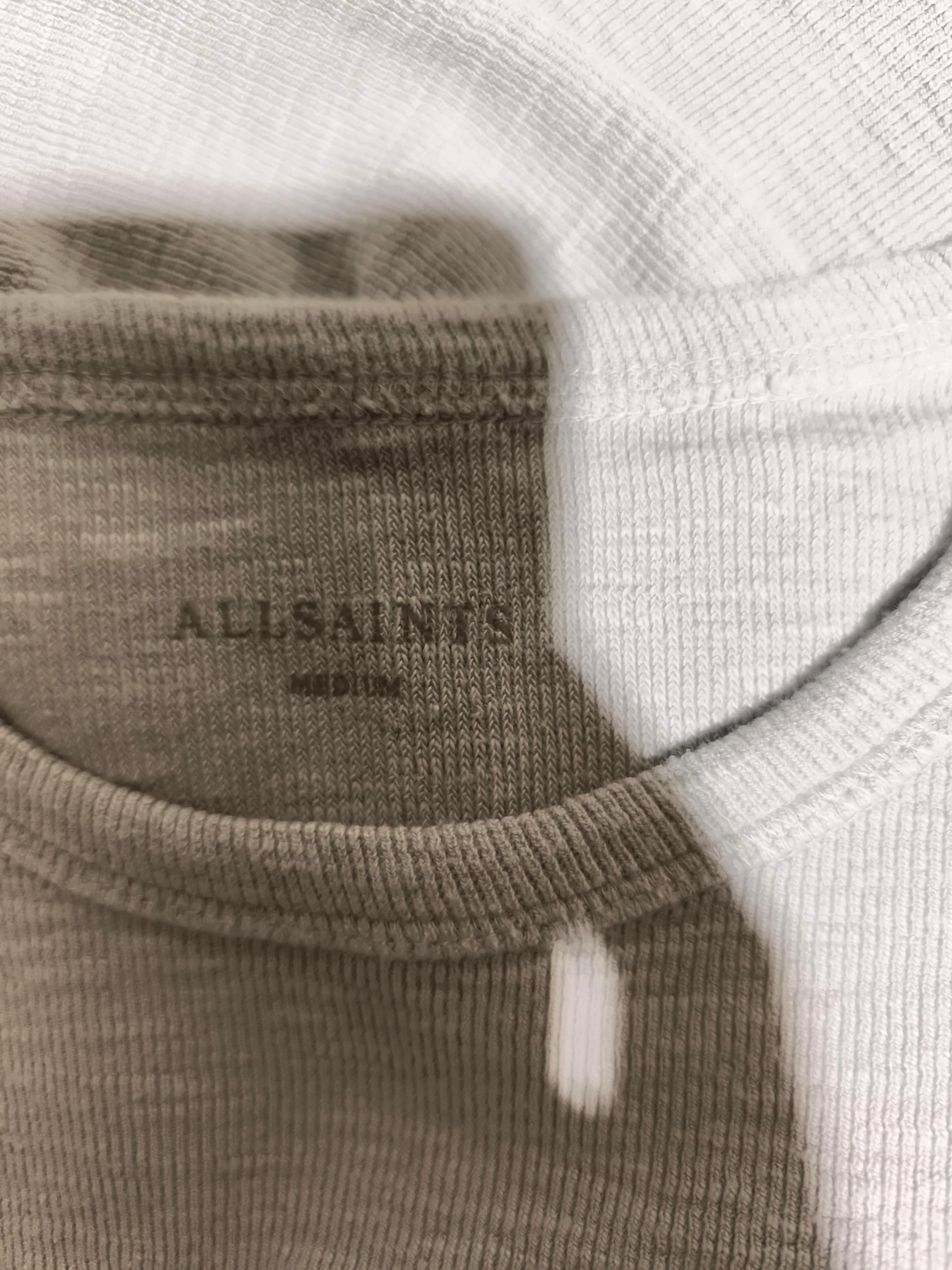 AllSaints Men's T-Shirt M Blue 100% Cotton Basic - Image 6