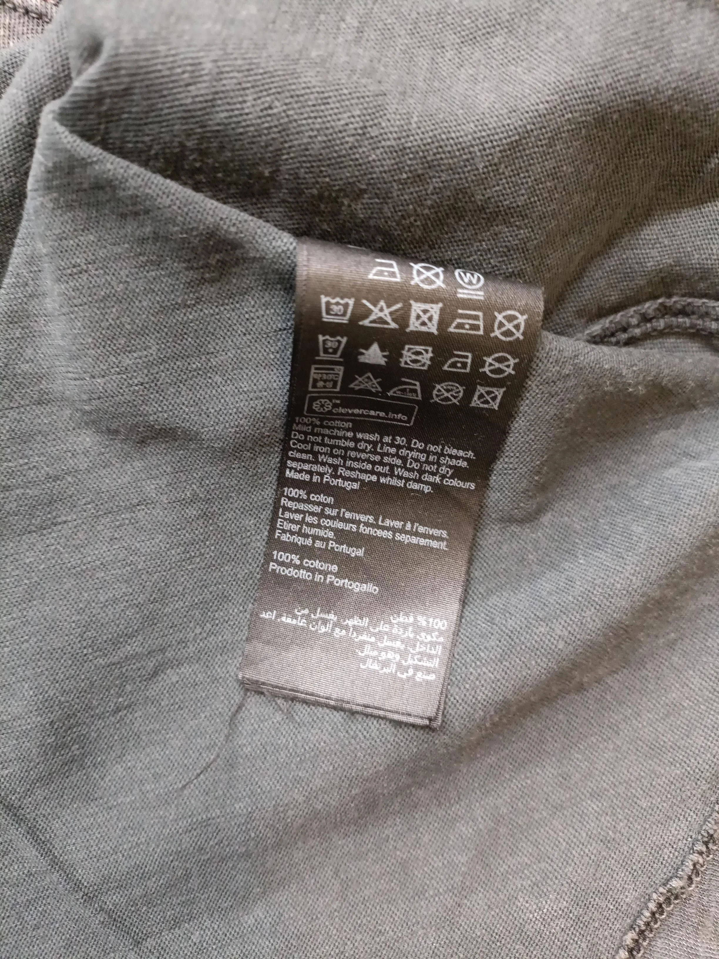 AllSaints Men's T-Shirt S Grey 100% Cotton Basic - Image 6