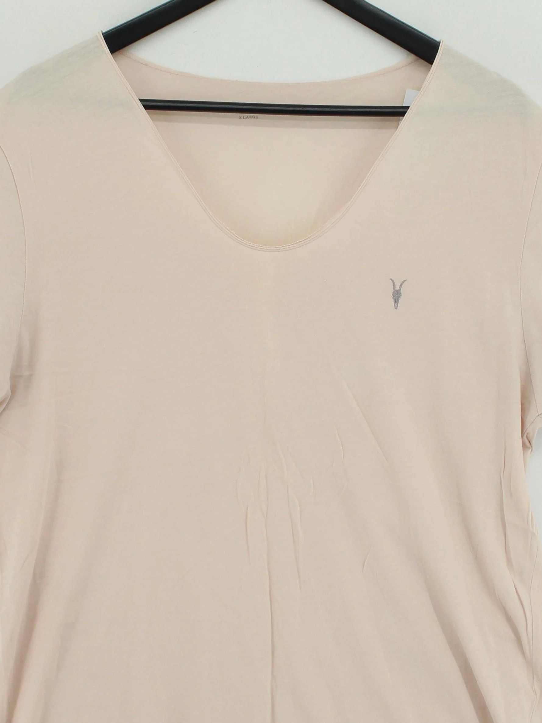 AllSaints Men's T-Shirt XL Pink 100% Cotton Basic - Image 3