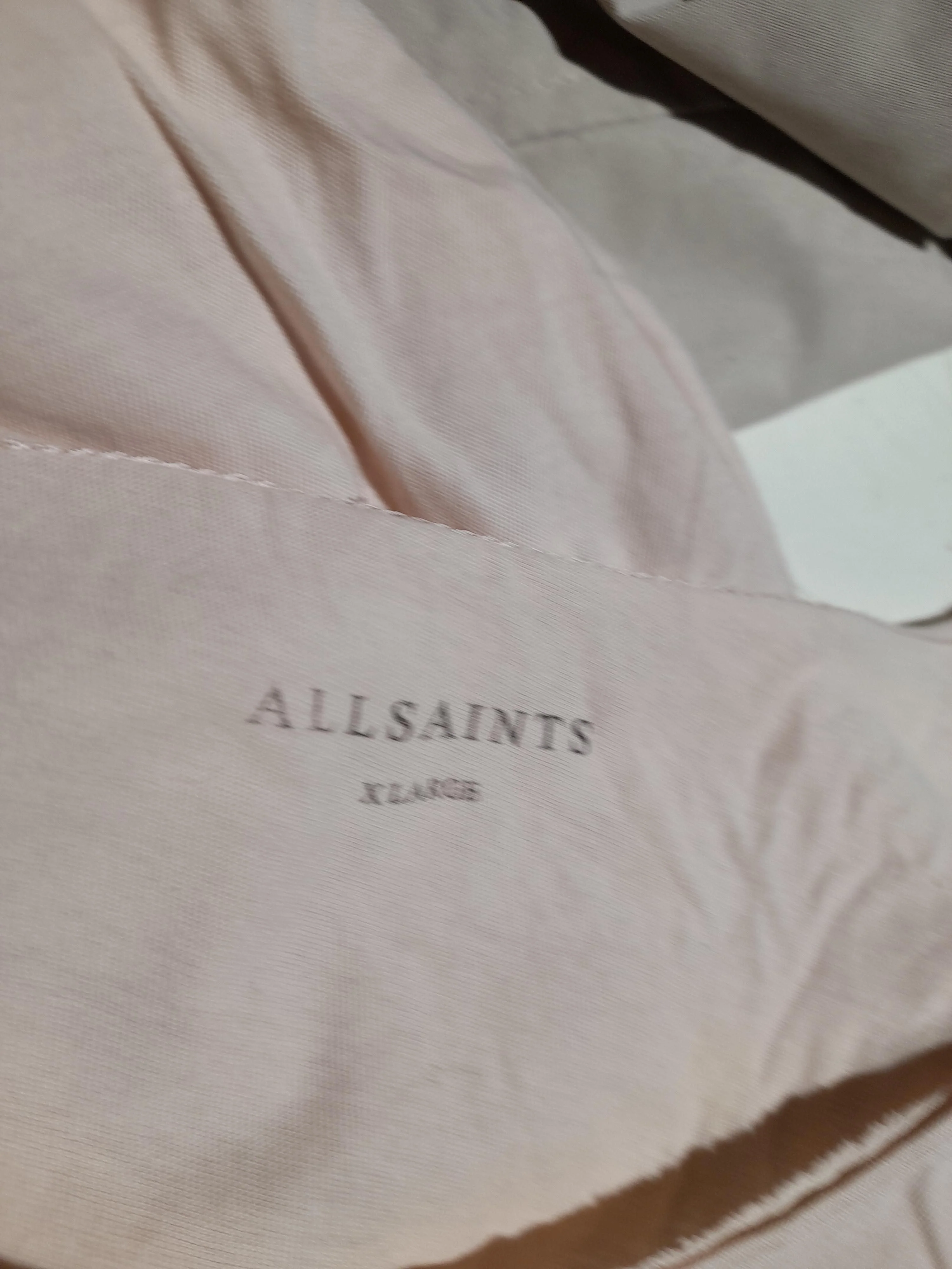 AllSaints Men's T-Shirt XL Pink 100% Cotton Basic - Image 6