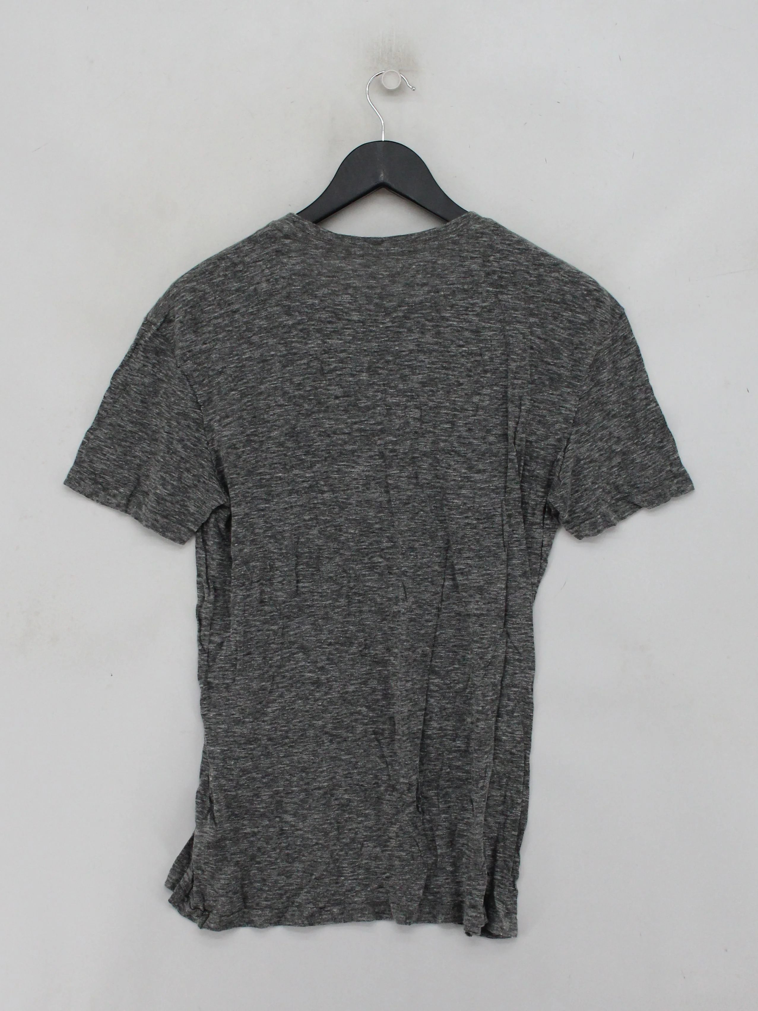 AllSaints Men's T-Shirt XS Grey Cotton with Viscose Basic - Image 2