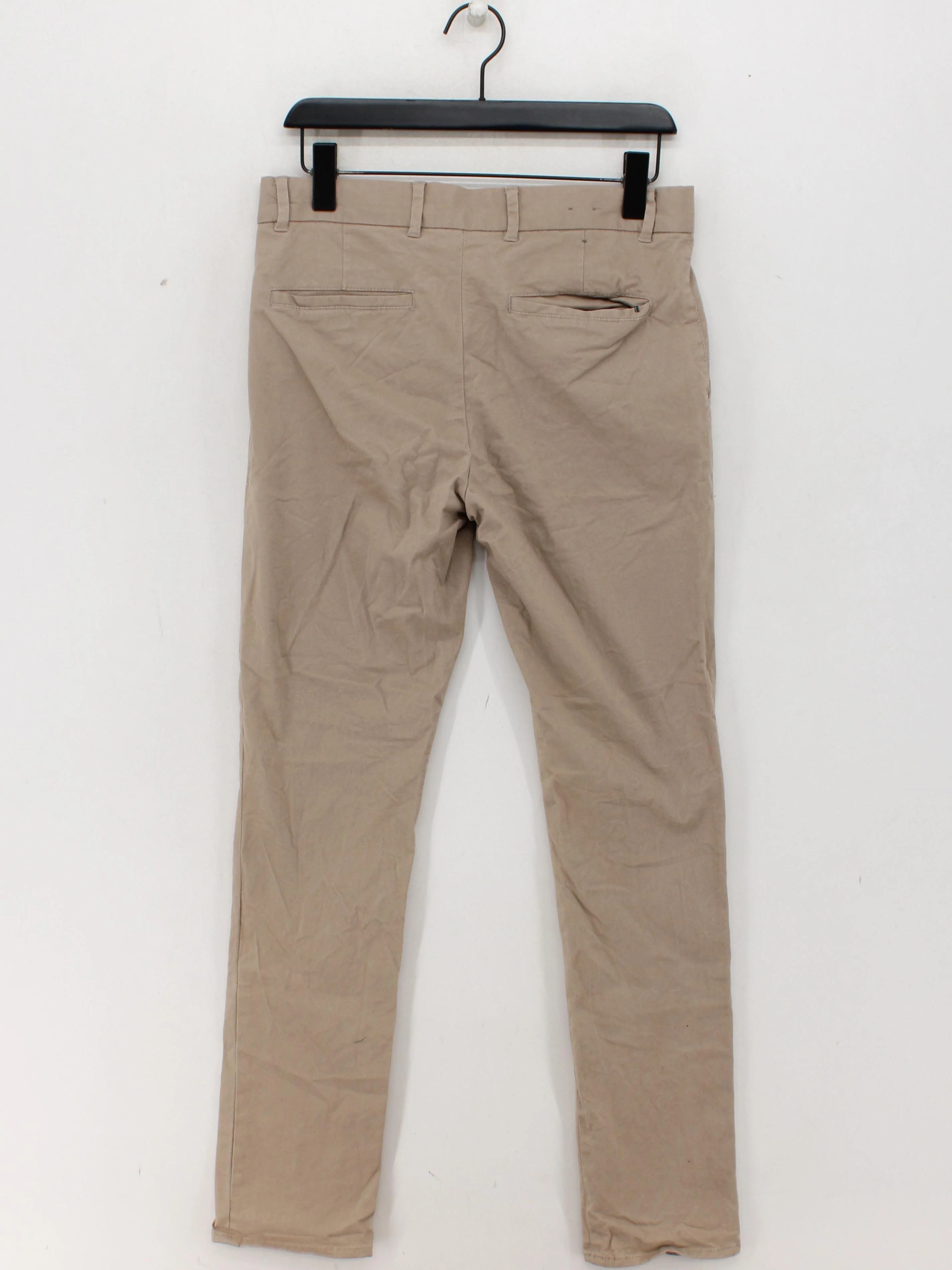 AllSaints Men's Trousers W 30 in Tan Cotton with Elastane Straight Chino - Image 2