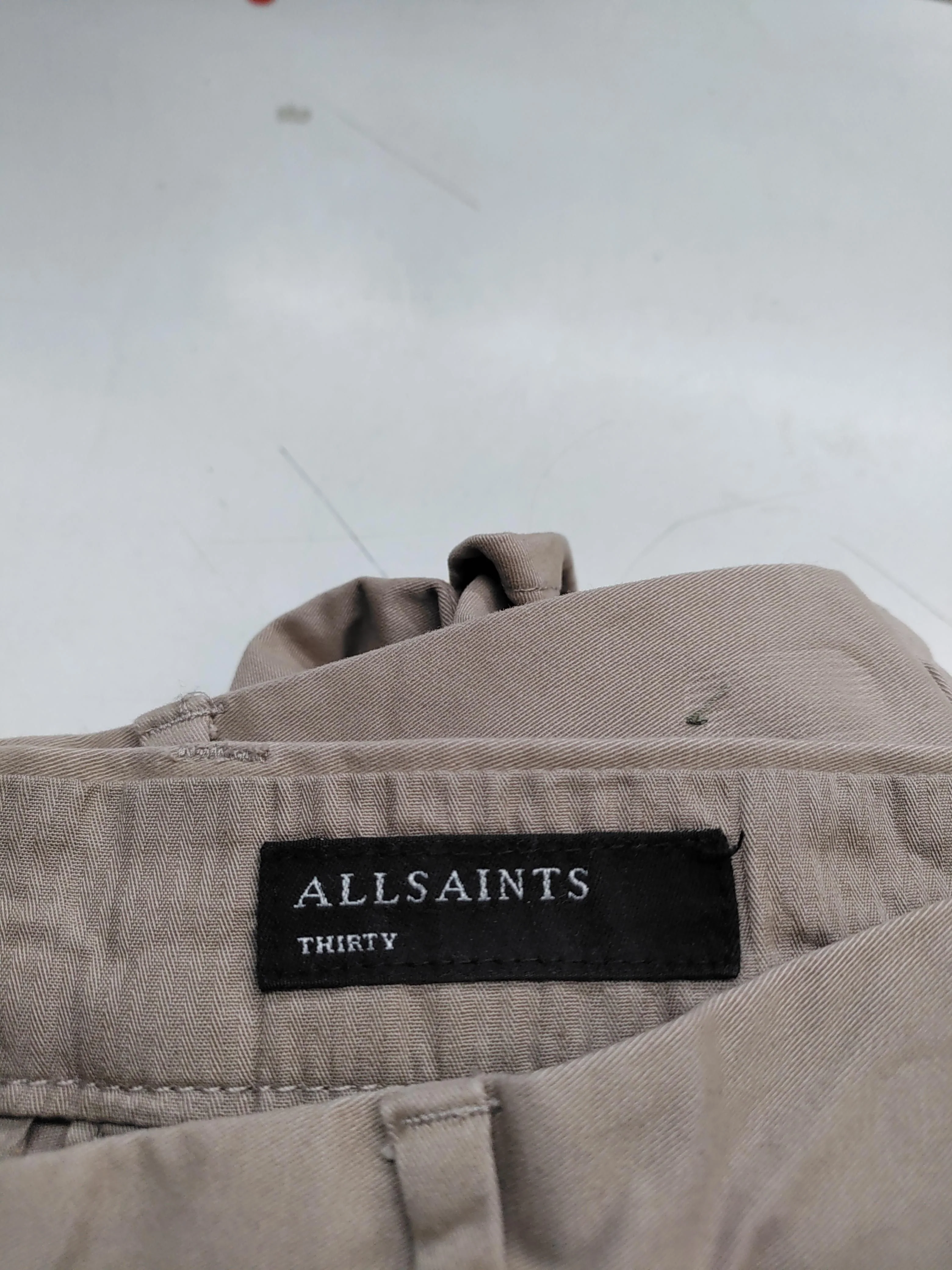 AllSaints Men's Trousers W 30 in Tan Cotton with Elastane Straight Chino - Image 5