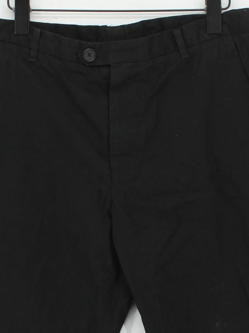 AllSaints Men's Trousers W 32 in Black 100% Cotton Tapered Chino - Image 3