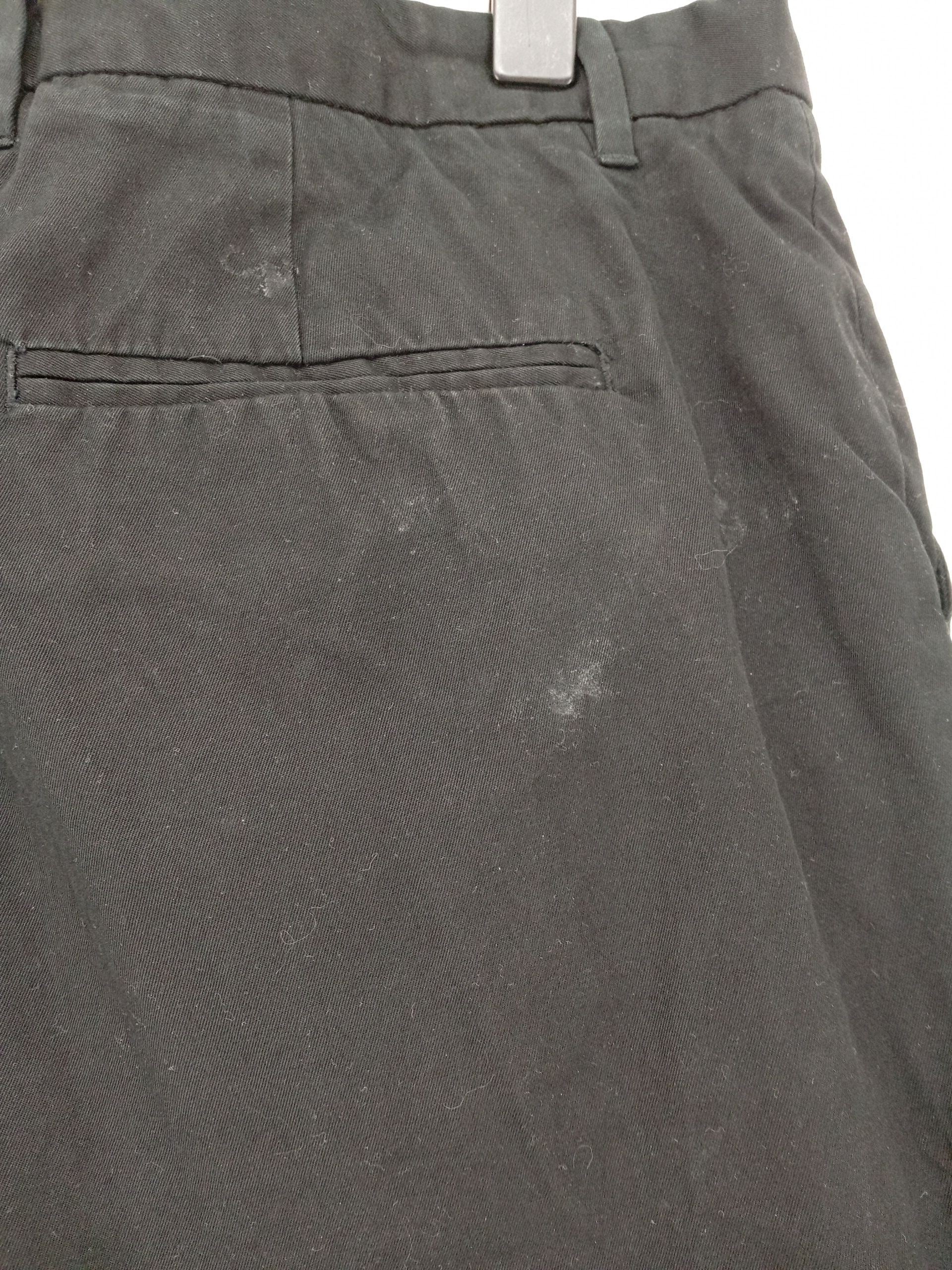 AllSaints Men's Trousers W 32 in Black 100% Cotton Tapered Chino - Image 5
