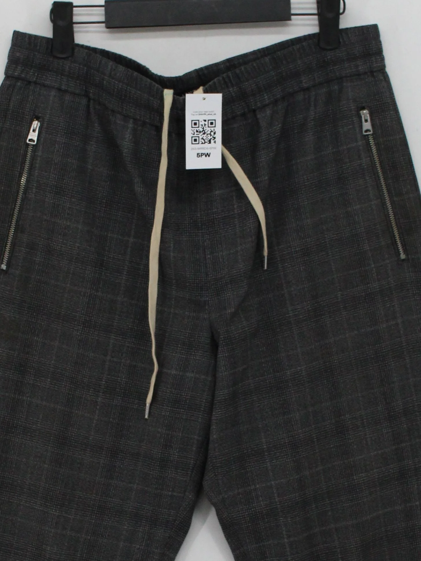 AllSaints Men's Trousers W 32 in Grey Polyester with Wool Chino - Image 3