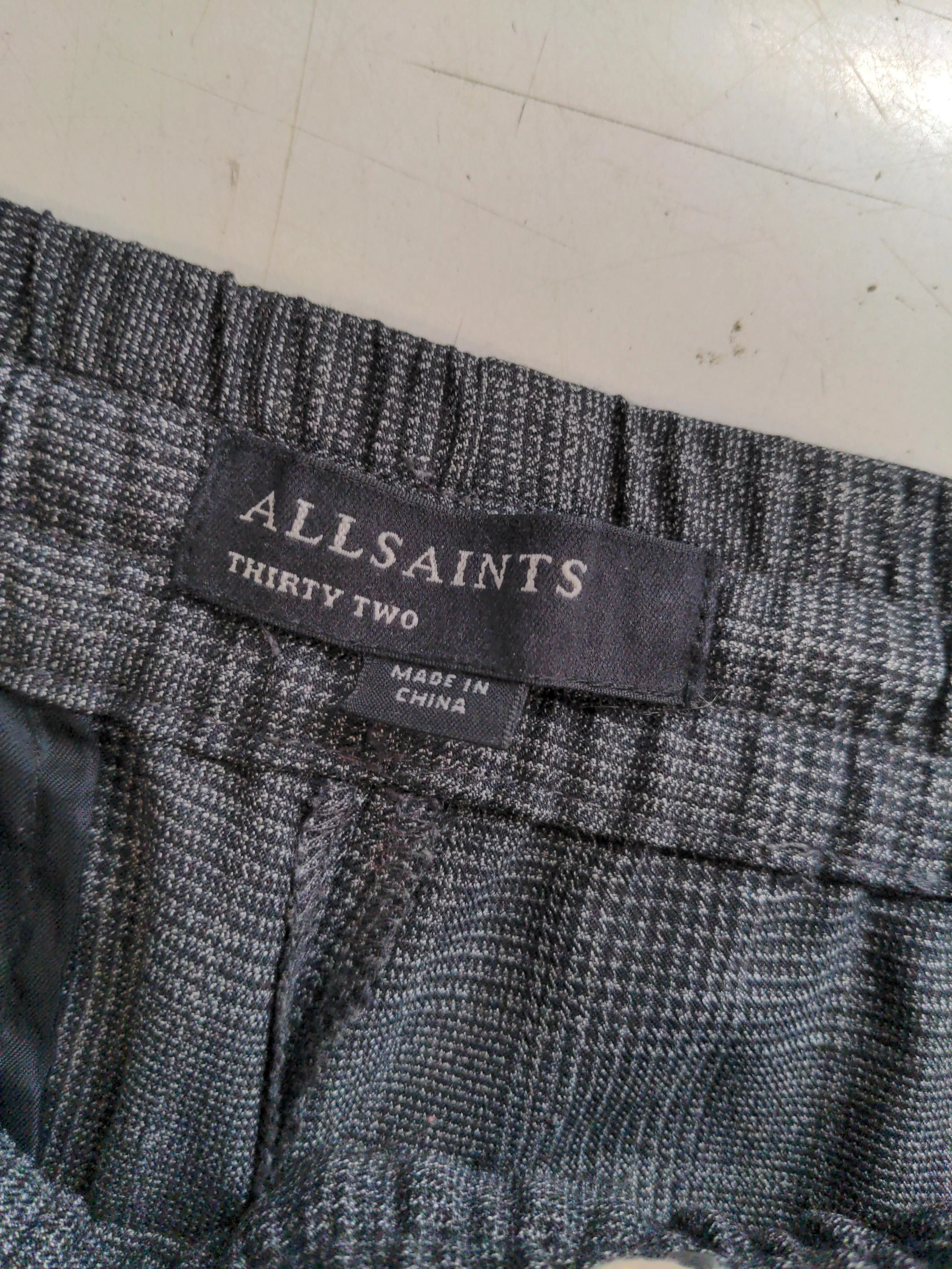 AllSaints Men's Trousers W 32 in Grey Polyester with Wool Chino - Image 5