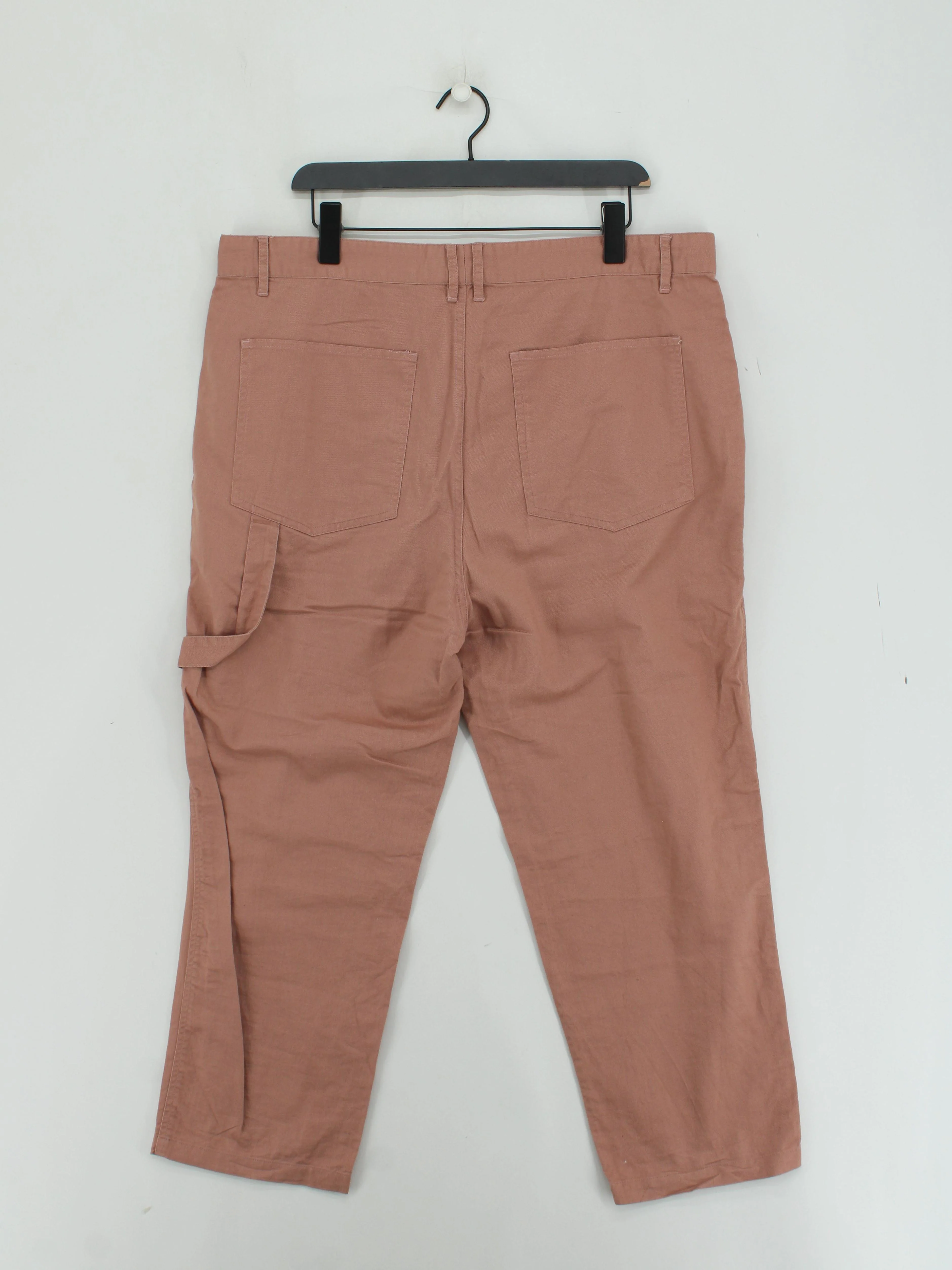 AllSaints Men's Trousers W 36 in Tan Cotton with Linen Tapered Chino - Image 2