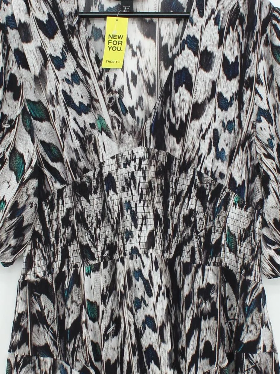 AllSaints Mini Dress UK16 in Multi - Image 3