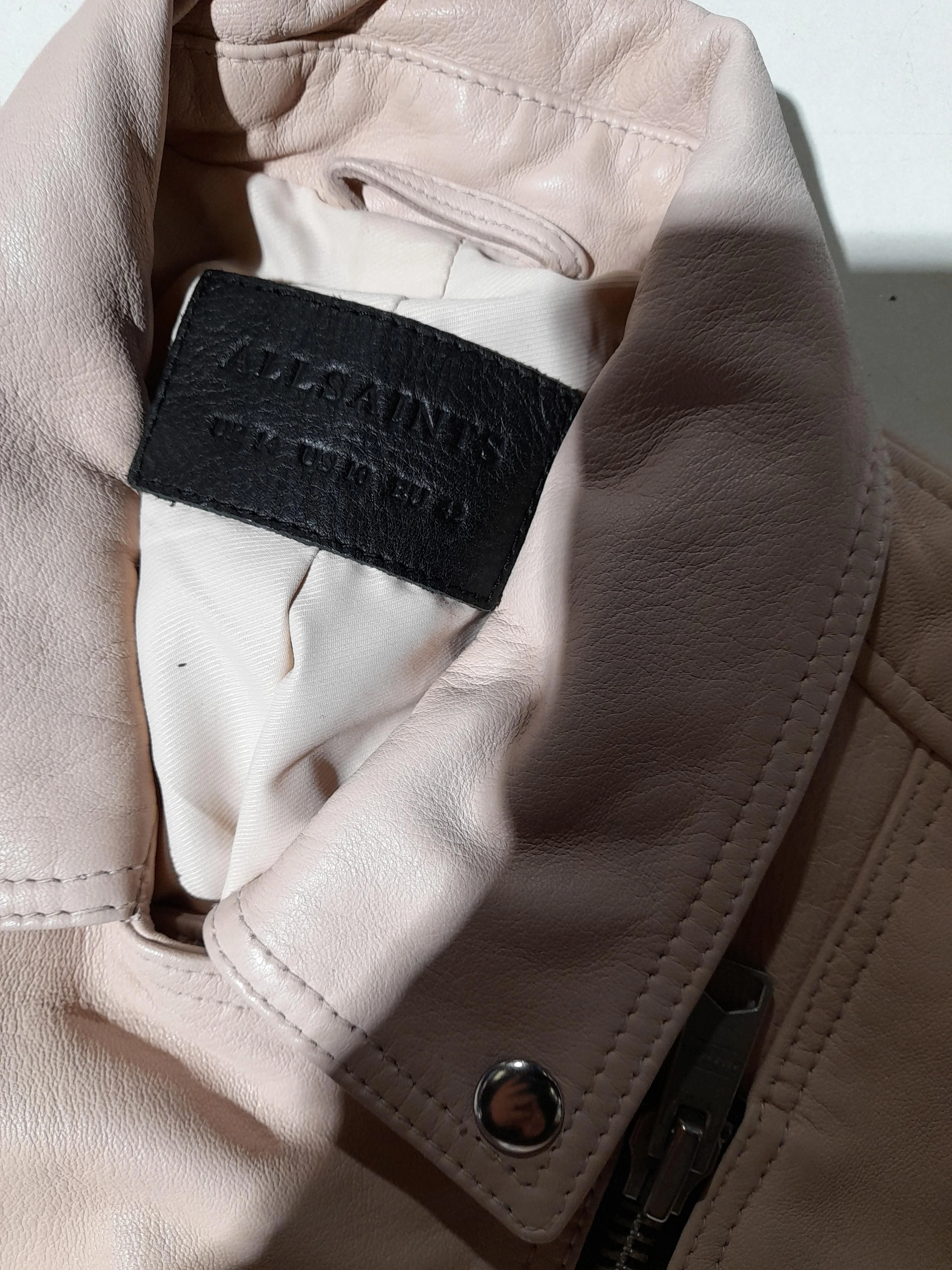 AllSaints Motorcycle Jacket jacket pink - Image 6