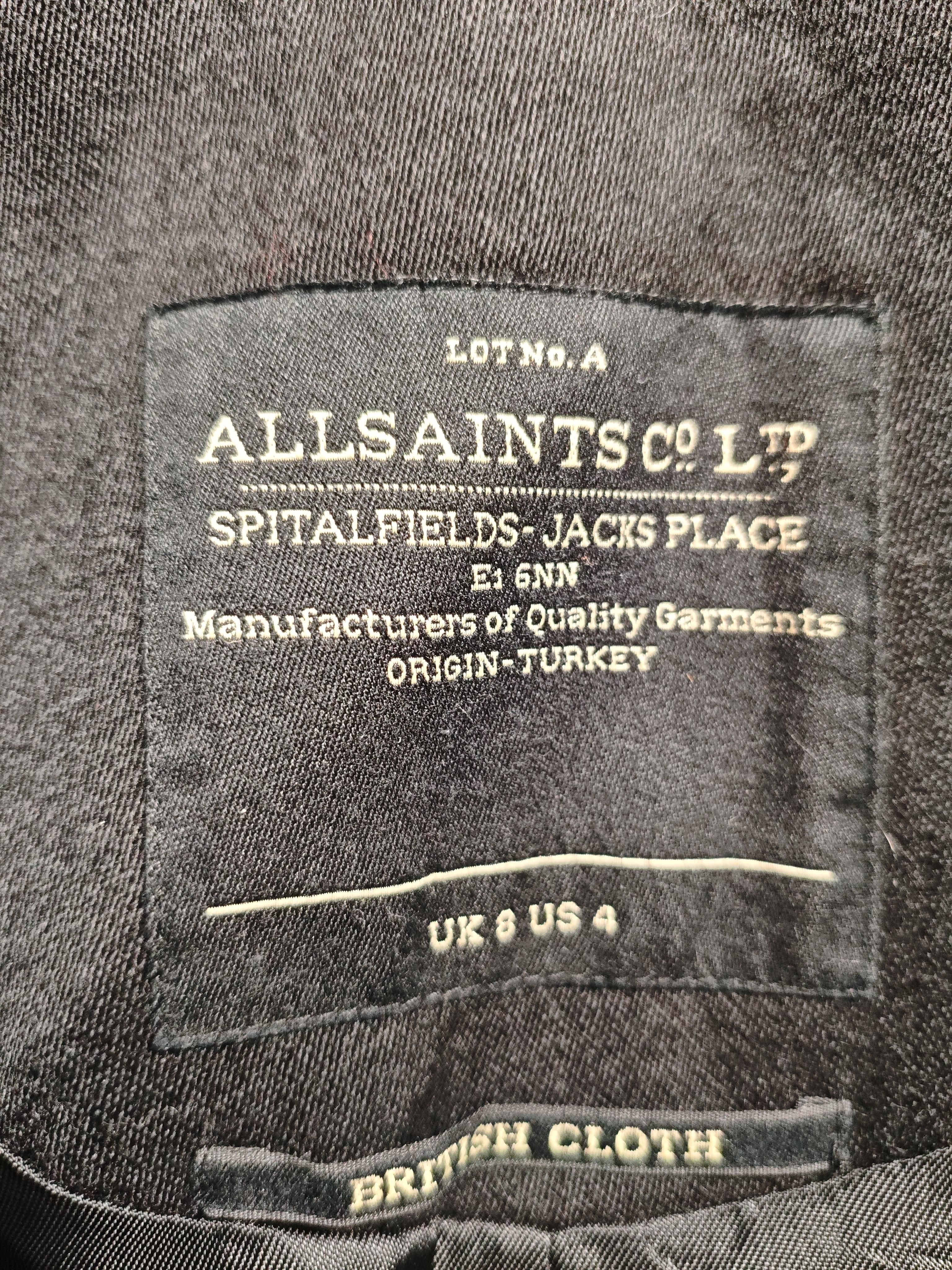 AllSaints Overcoat jacket black - Image 5