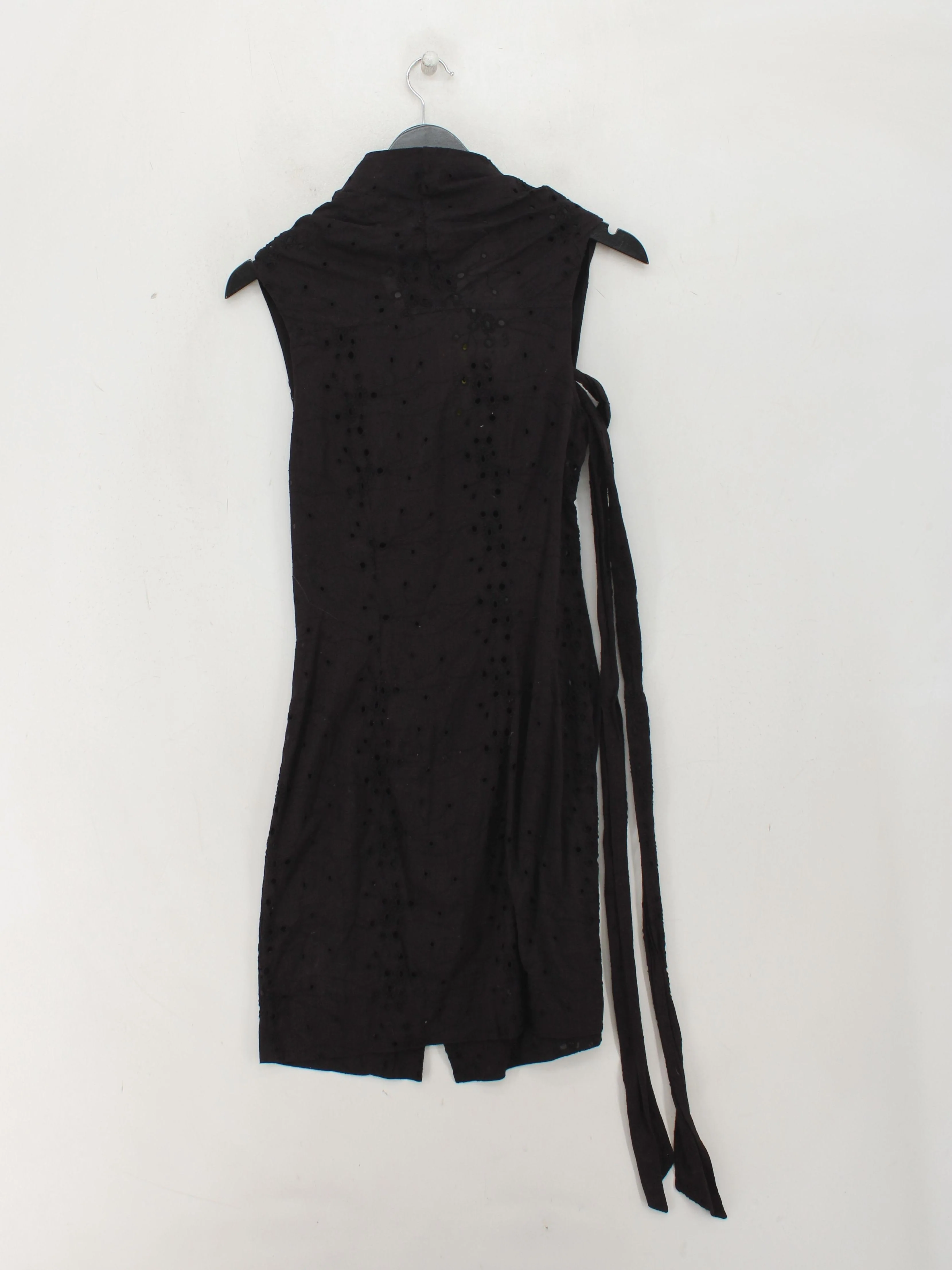 AllSaints Shirt Mini Dress M in Black - Image 2