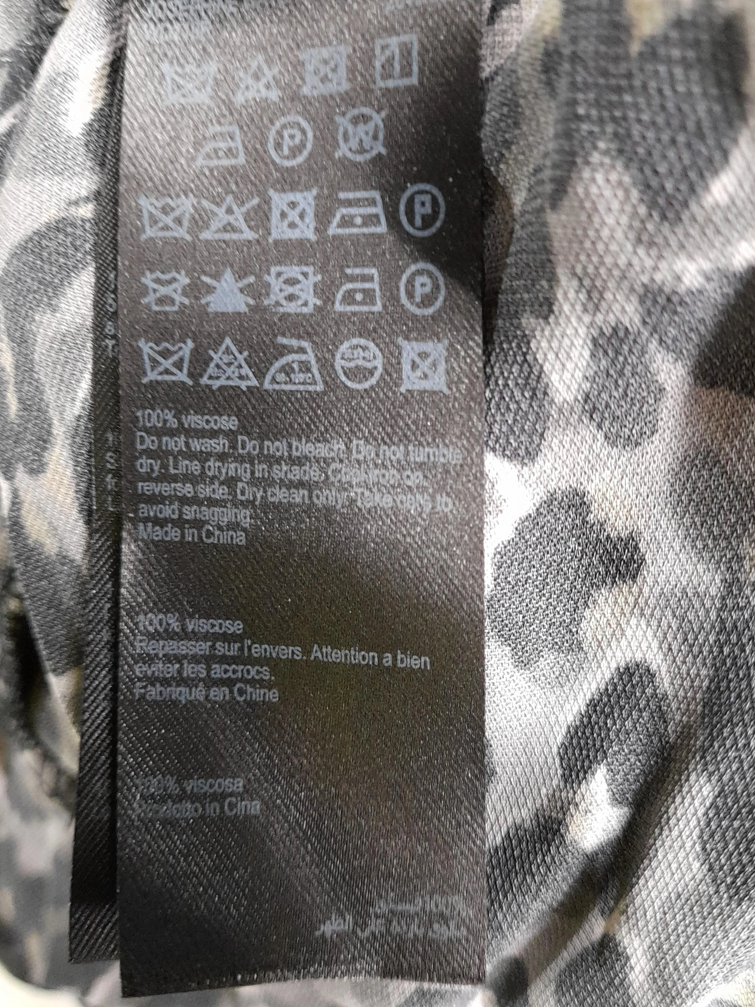 AllSaints Shirt Mini Dress UK12 in Grey - Image 6