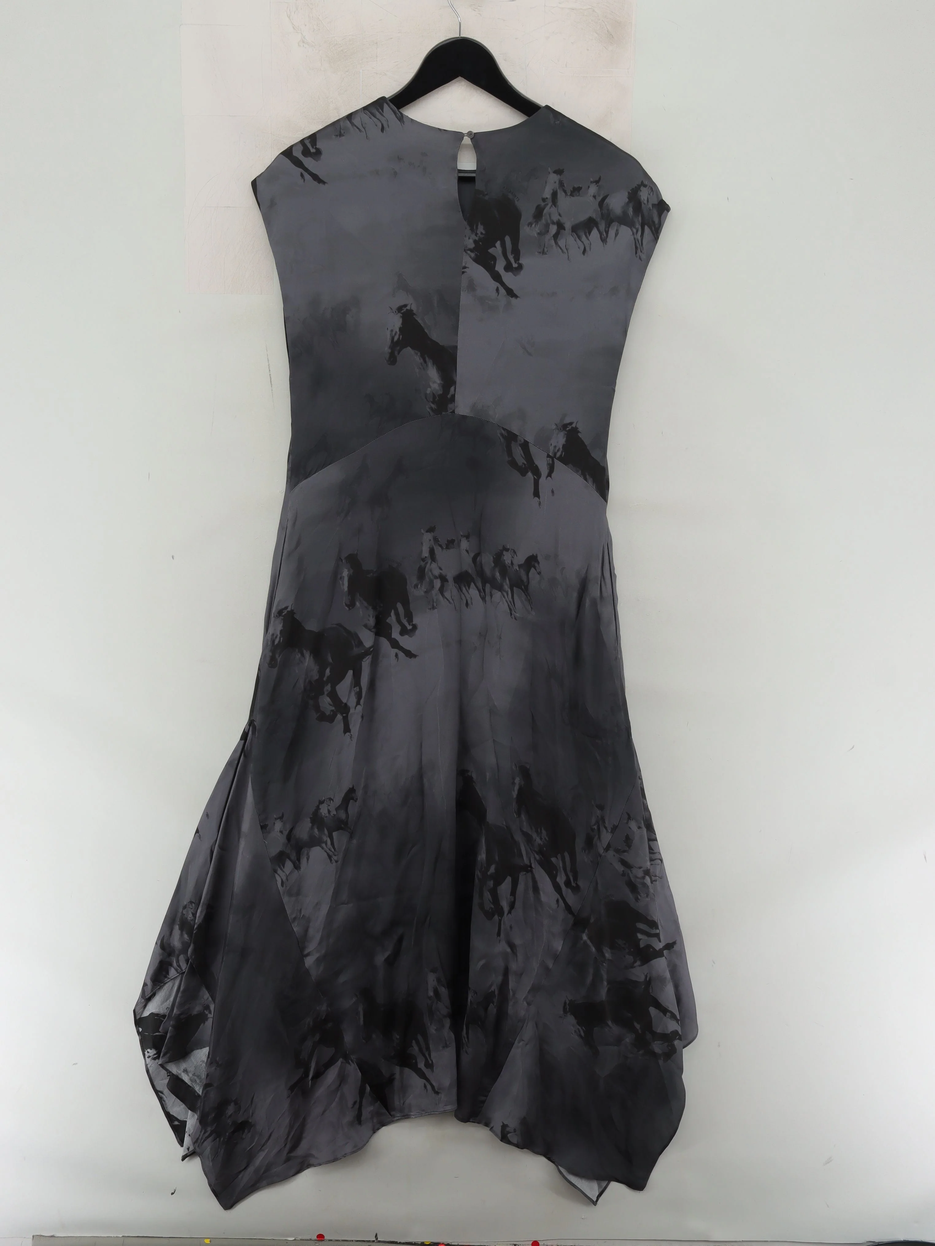 AllSaints Skater Midi Dress UK8 in Grey - Image 2