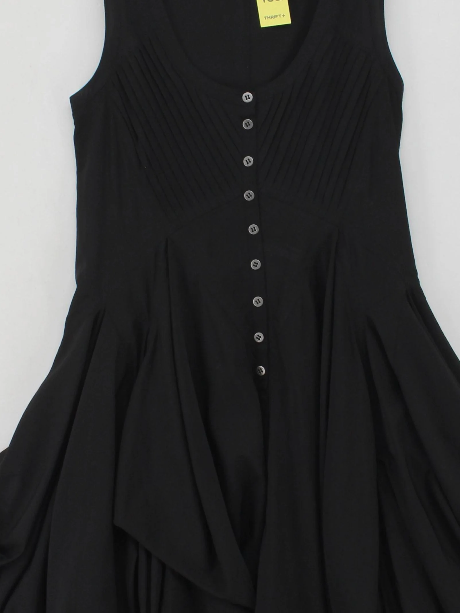 AllSaints Skater Mini Dress UK14 in Black - Image 3