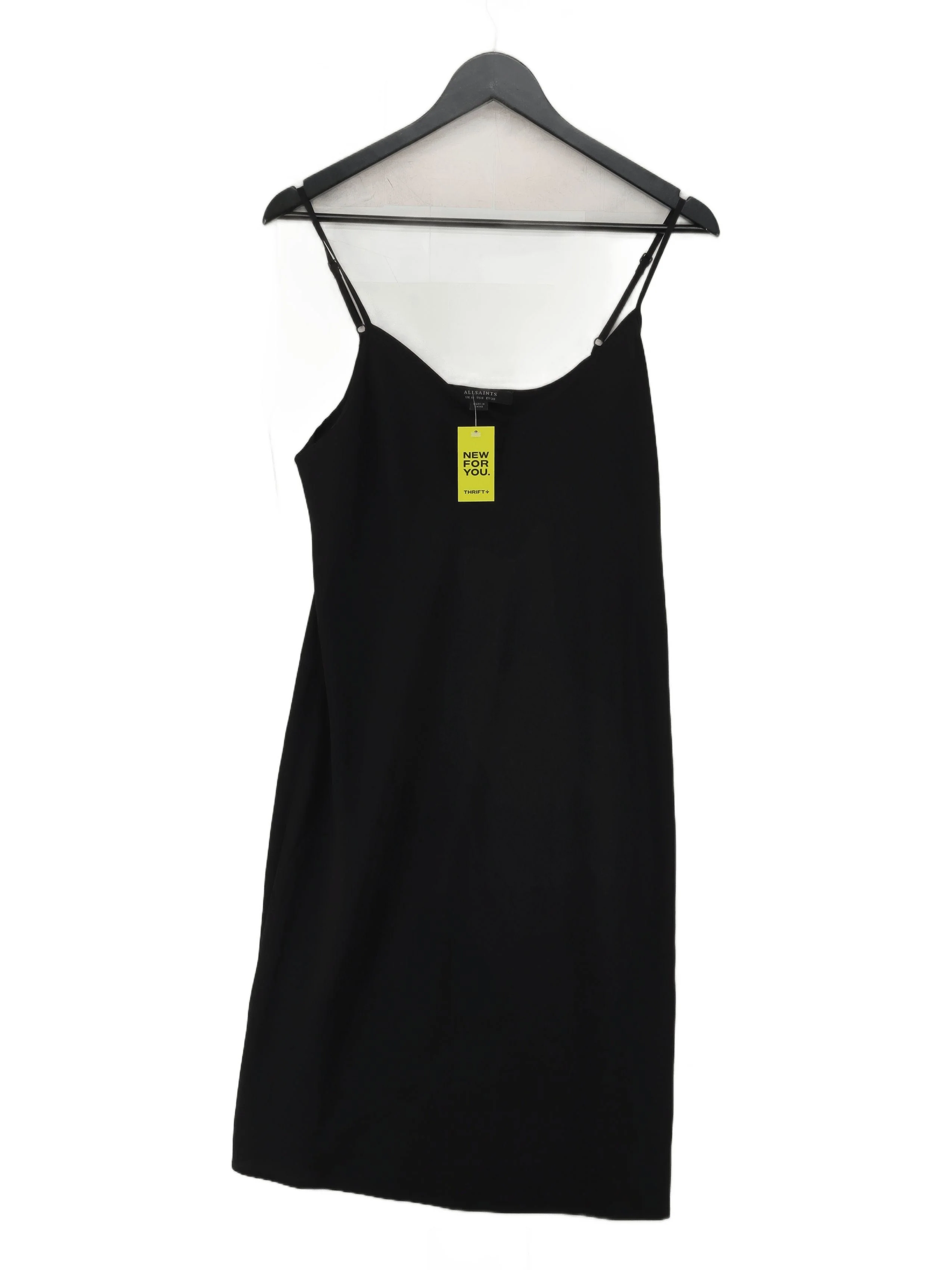 AllSaints Slip Mini Dress UK10 in Black