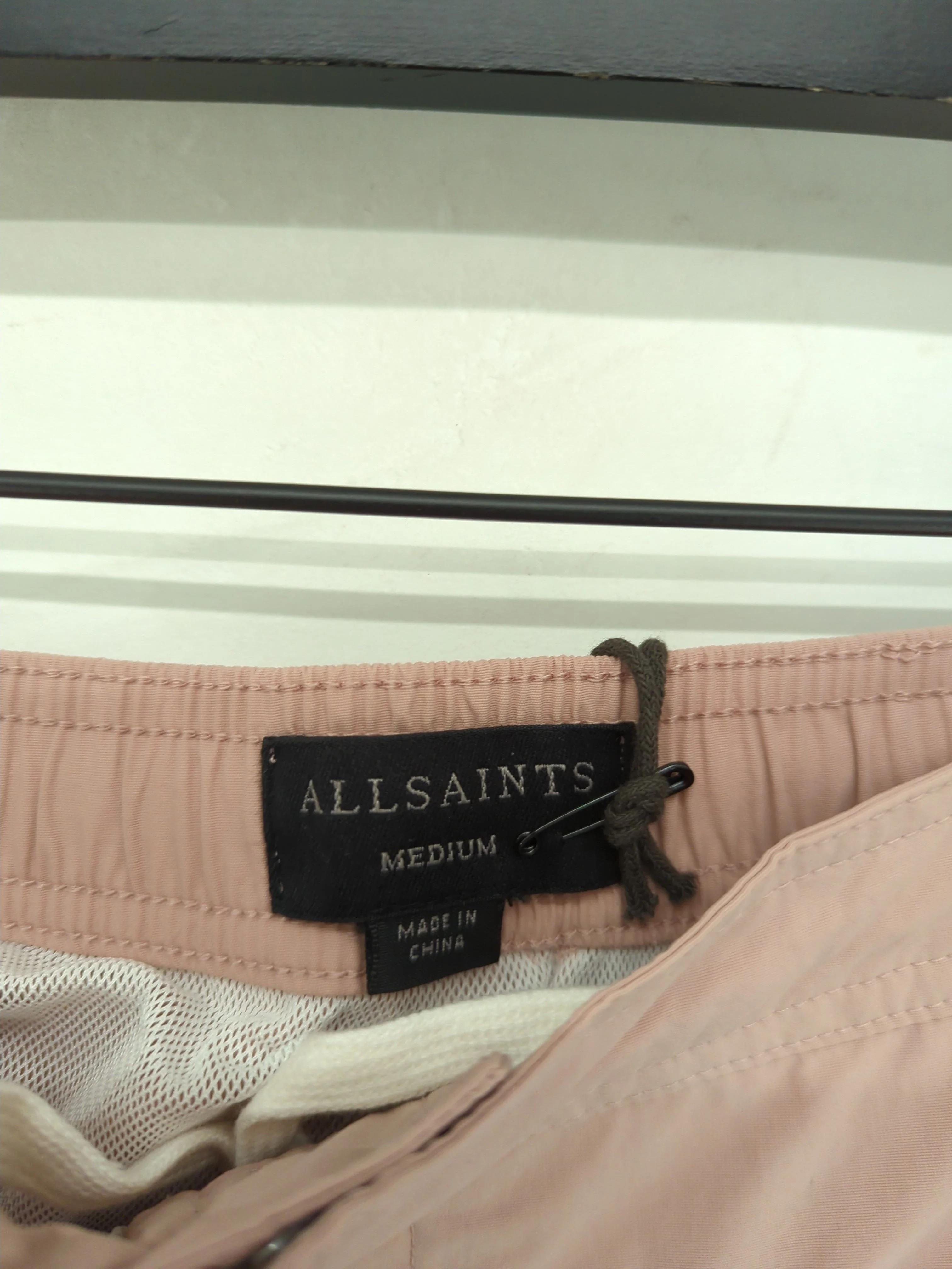AllSaints swim trunks in pink RRP £50 - Image 5