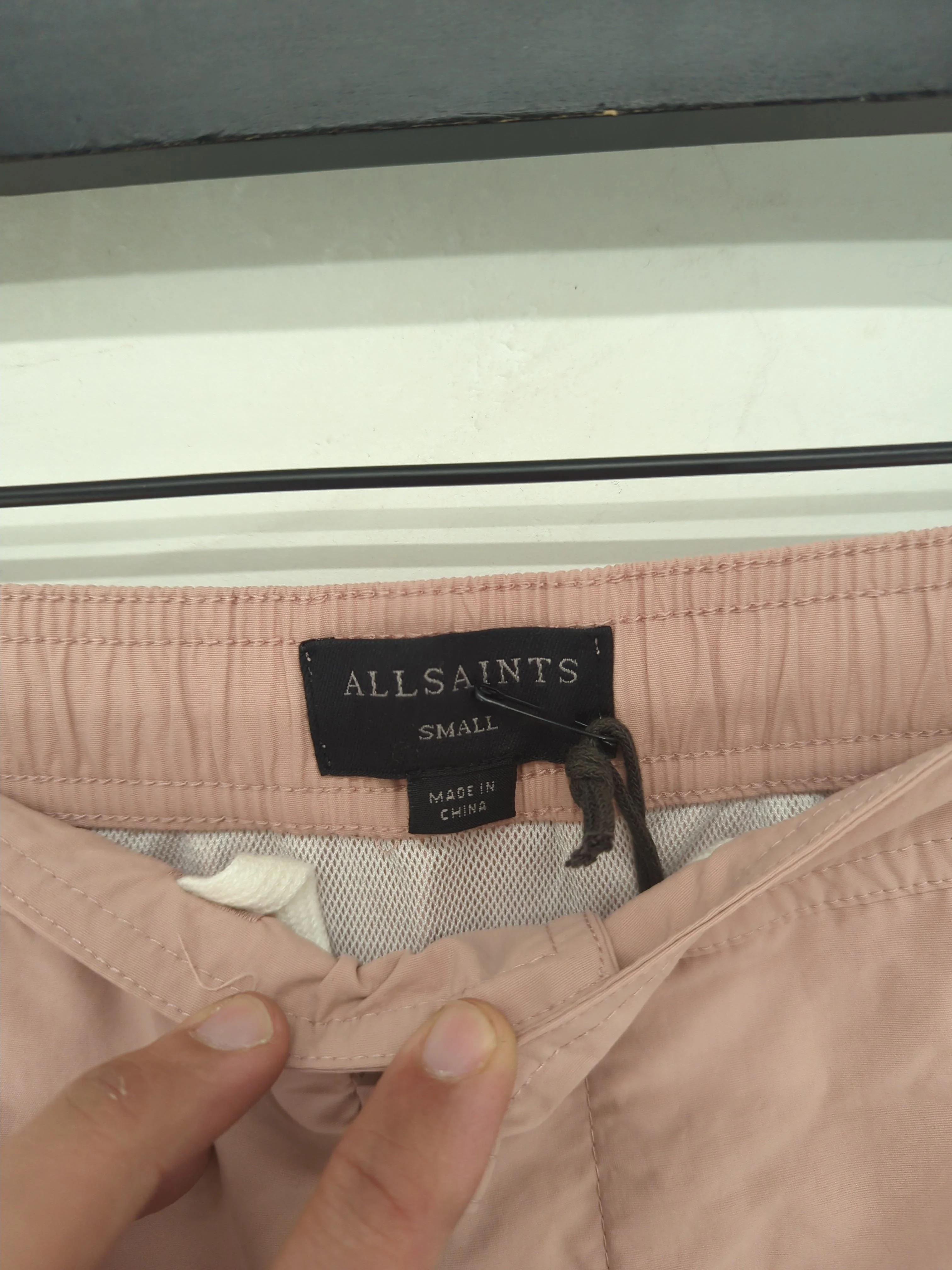 AllSaints swim trunks in pink RRP £50 - Image 5